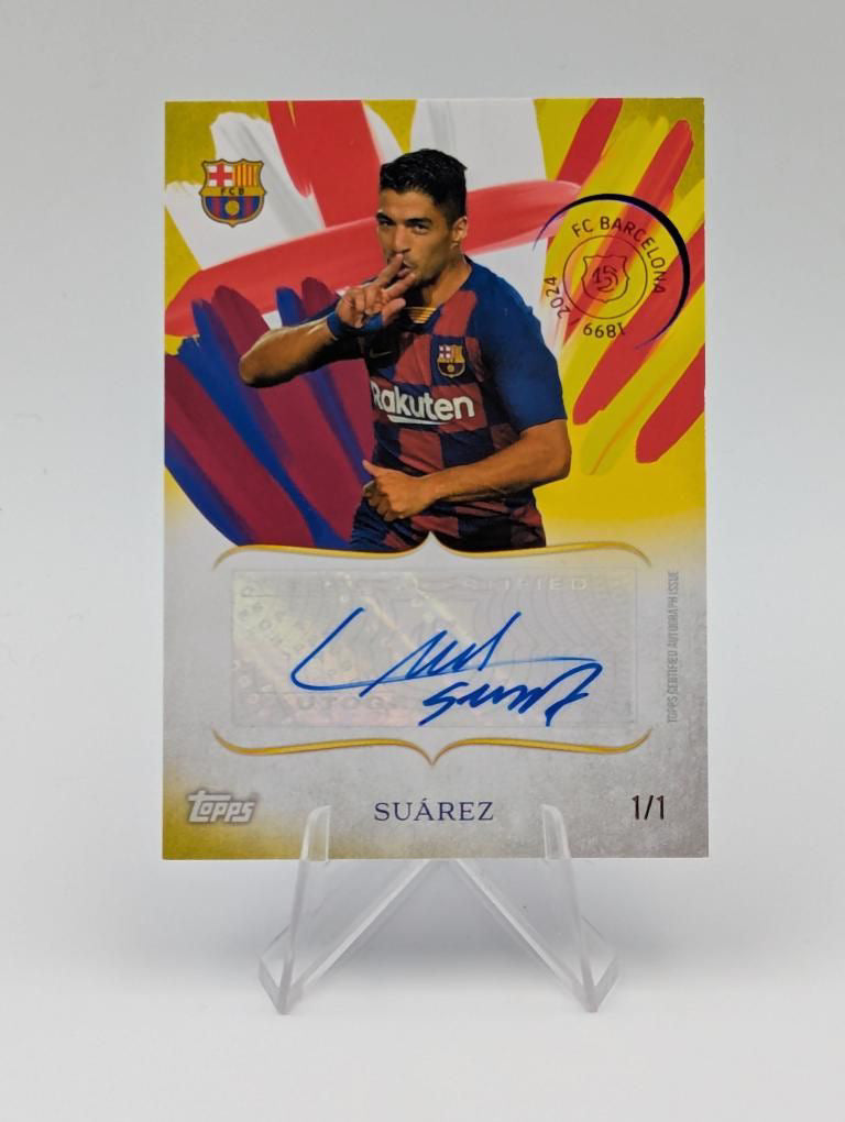 Suarez  - FC Barcelona - Topps Barcelona 125 - Auto - 1 of 1