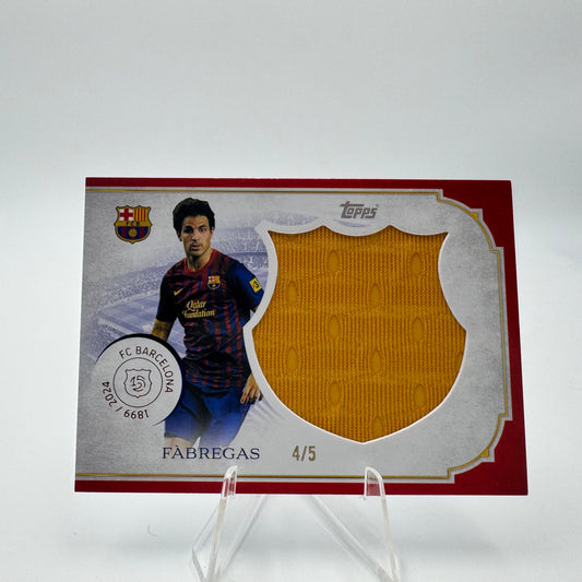 Fabregas - FC Barcelona - Topps Barcelona 125 - Relic - 4/5