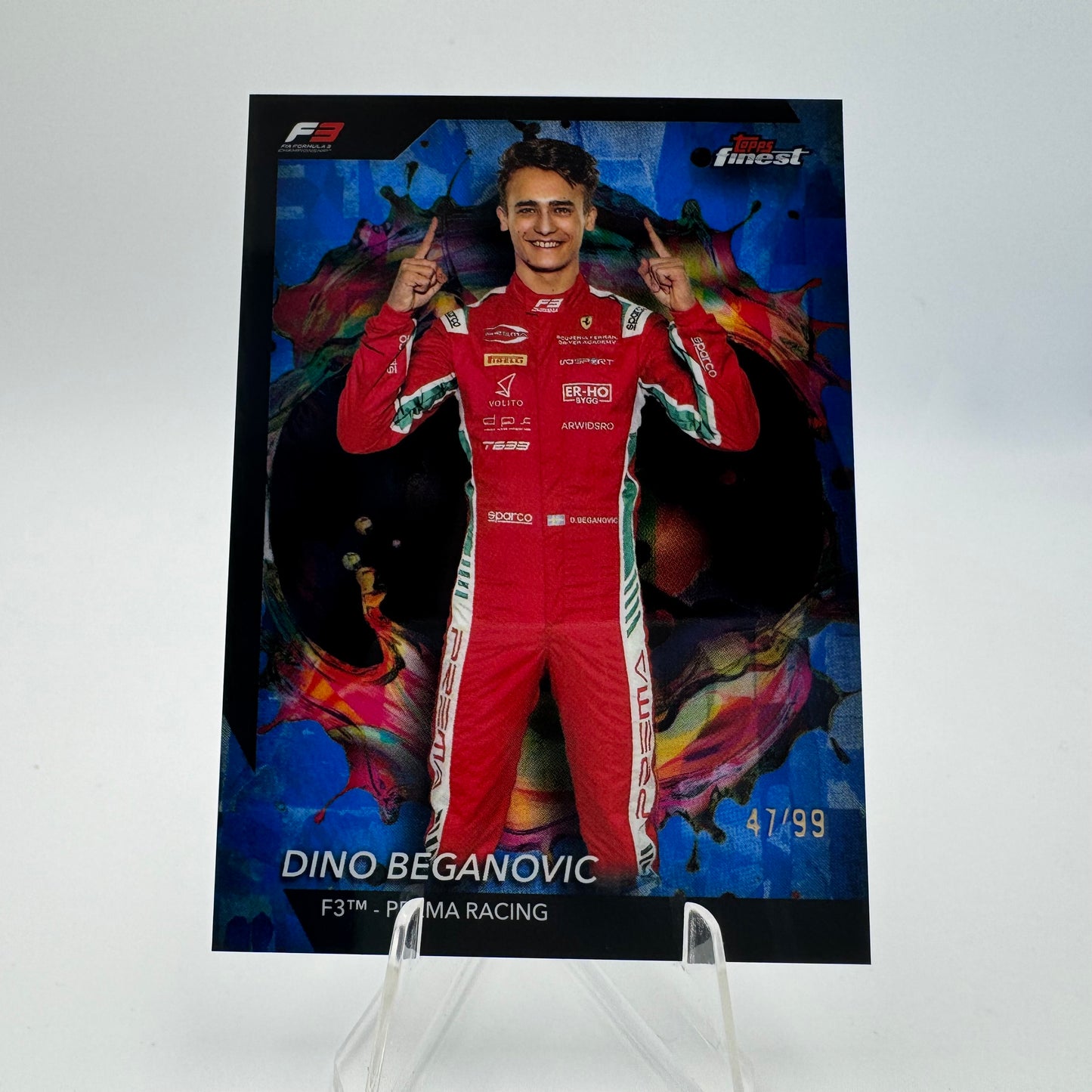 Dino Beganovic - Prema Racing - Topps Finest F1 2024 - 47/99