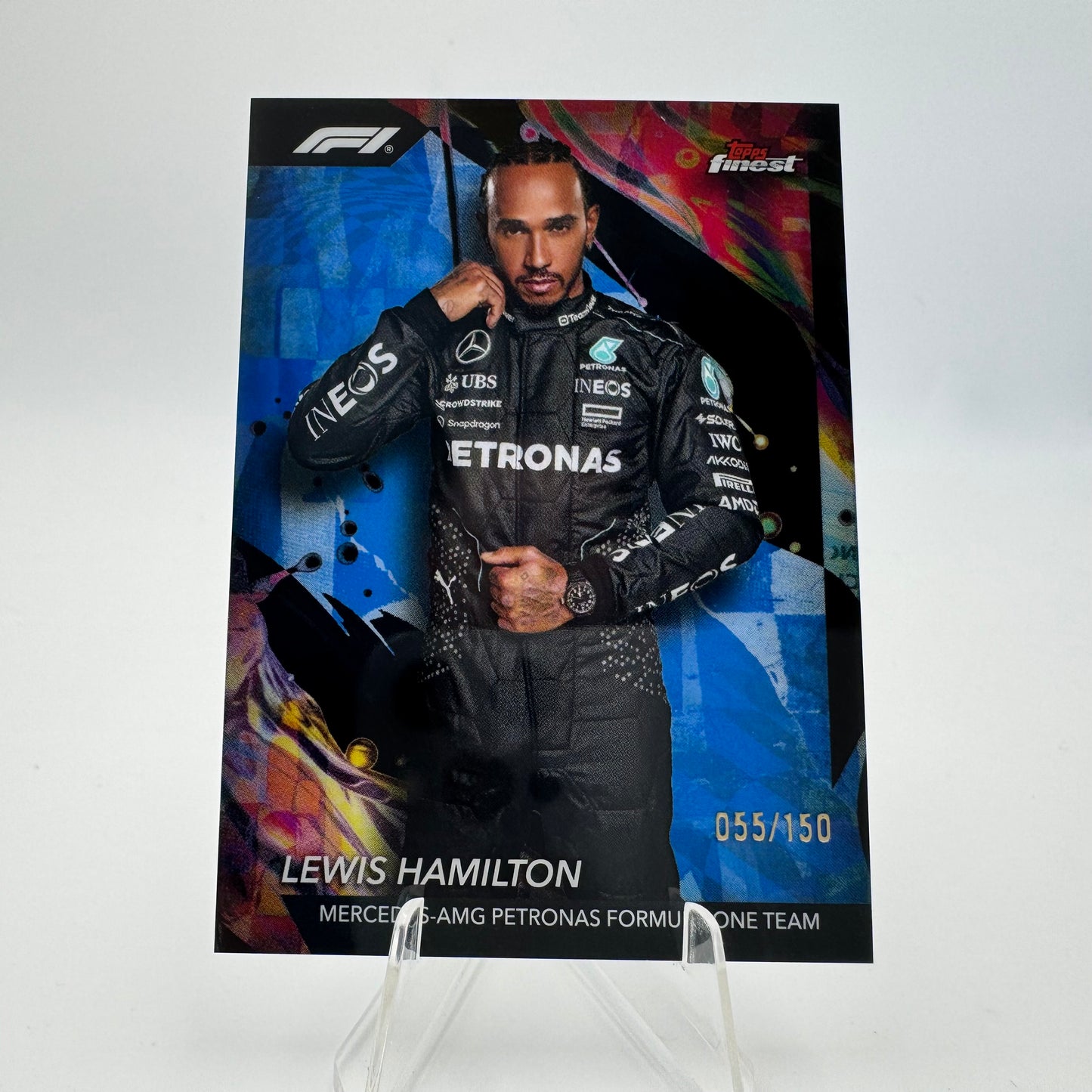 Lewis Hamilton - Mercedes - Topps Finest F1 2024 - 055/150