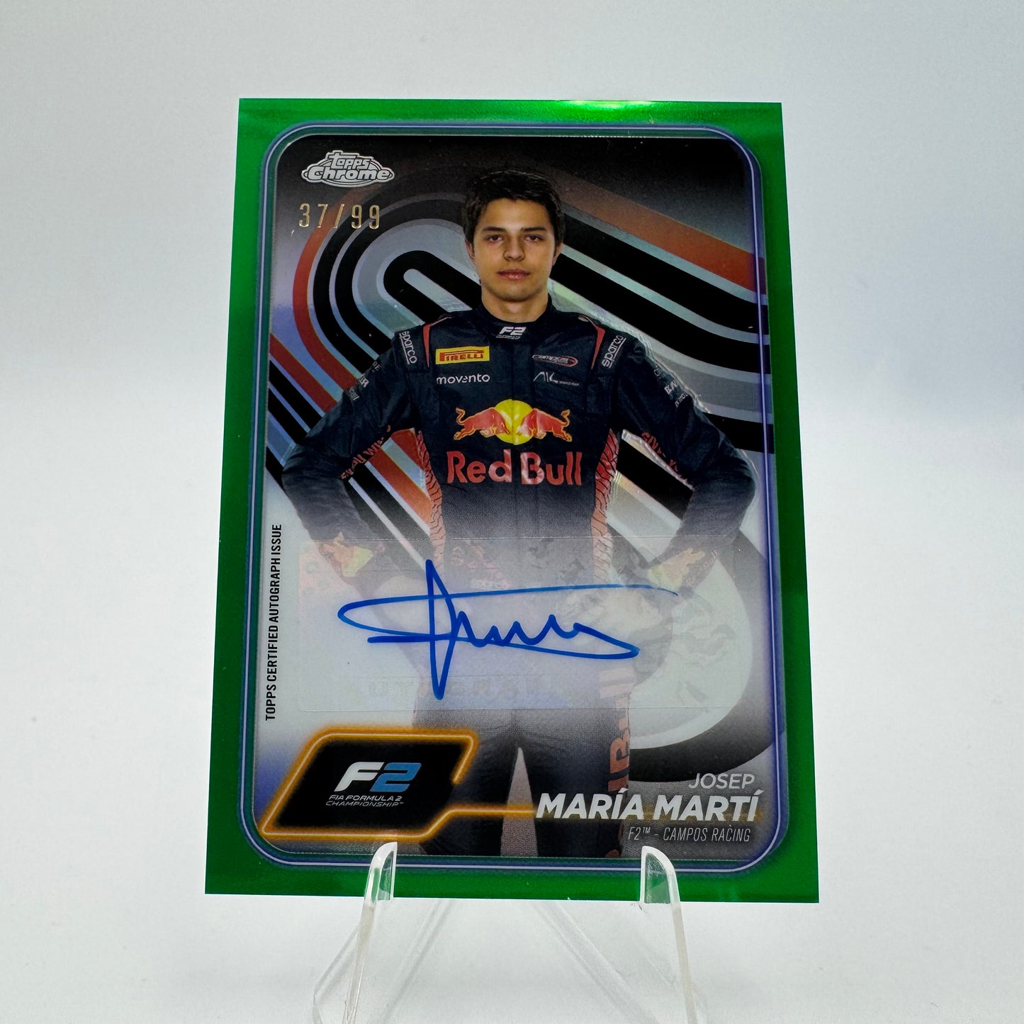 Josep Maria Marti - Campos Racing - Topps Chrome F1 2024 - Auto 37/99