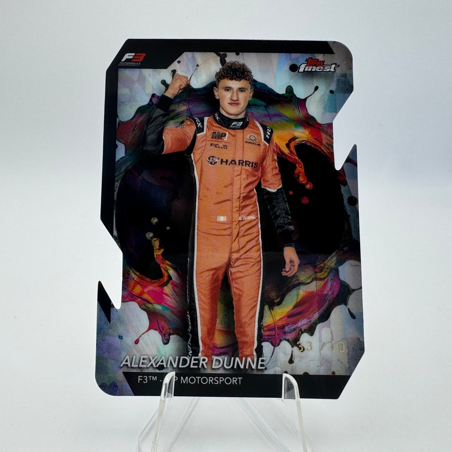 Alexander Dunne - MP Motorsport - Topps Finest F1 2024 - Die Cut 33/40