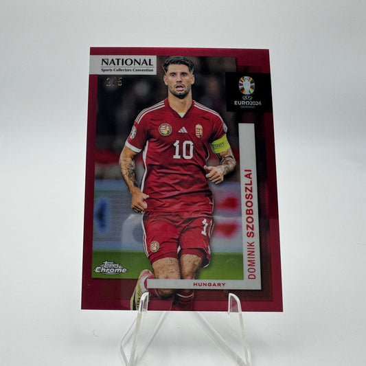 Dominik Szoboszlai - Hungary - Topps Chrome Euro 2024 - National Edition !! 2/5