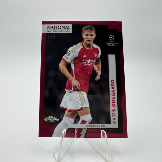 Martin Odegaard - Arsenal - Topps Chrome UCC 2024 - National Edition !! 2/5