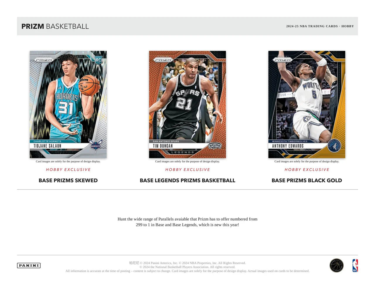 2024/25 Panini Prizm Basketball - Hobby Box