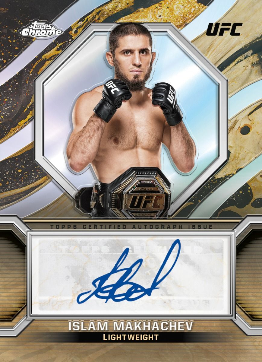 Mega Box UFC Topps Chrome - 1 auto garantie !!!