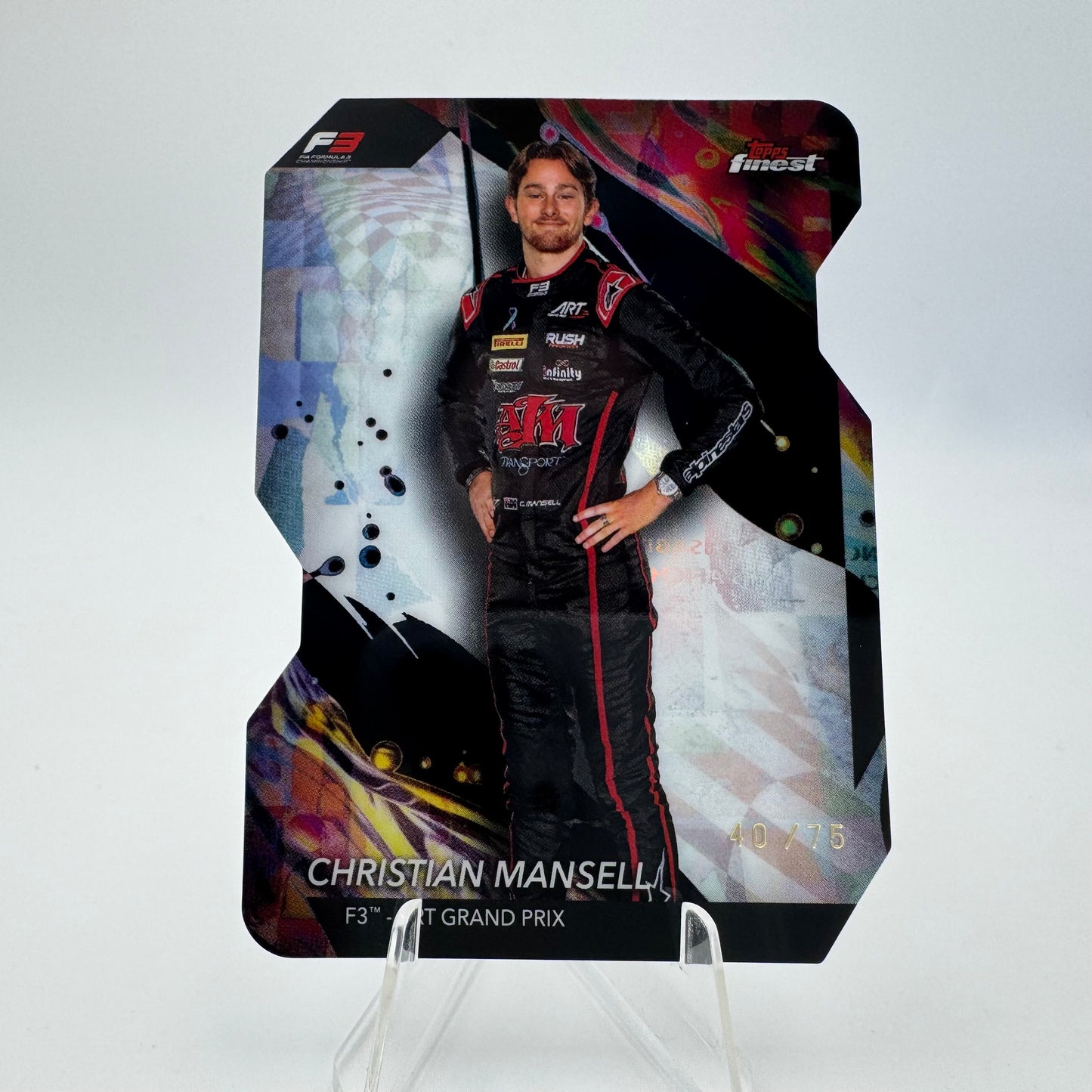 Christian Mansell - Art Grand Prix - Topps Finest F1 2024 - Die Cut 40/75