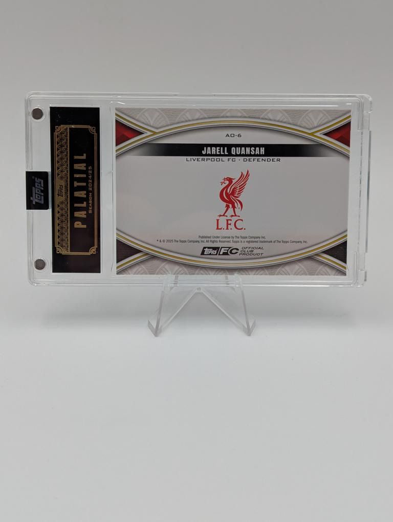 Jarell Quansah - Liverpool - Topps Liverpool Palatial - 11/15