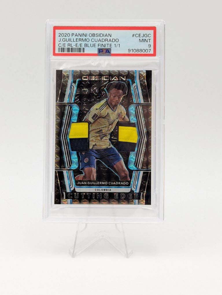 Cuadrado - Colombia - Panini Obsidian 2020 - Auto/Dual Relic - PSA 9 - 1 of 1