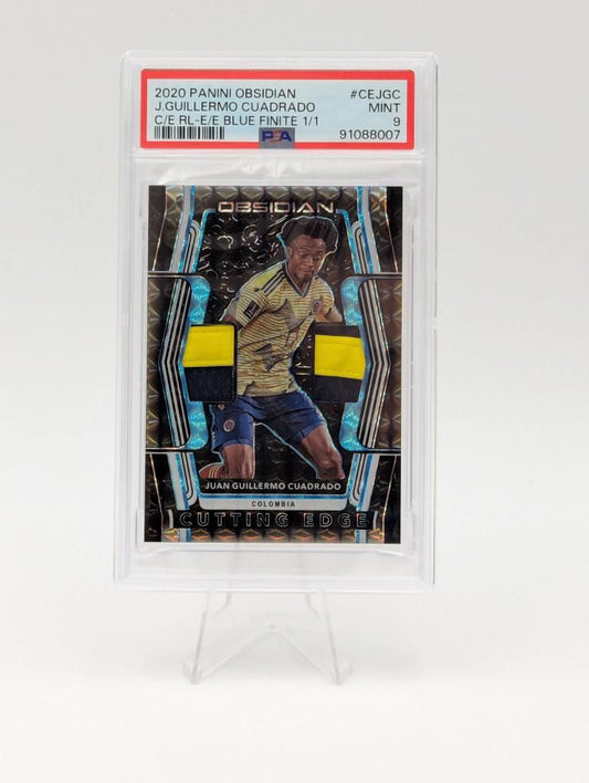 Cuadrado - Colombia - Panini Obsidian 2020 - Auto/Dual Relic - PSA 9 - 1 of 1
