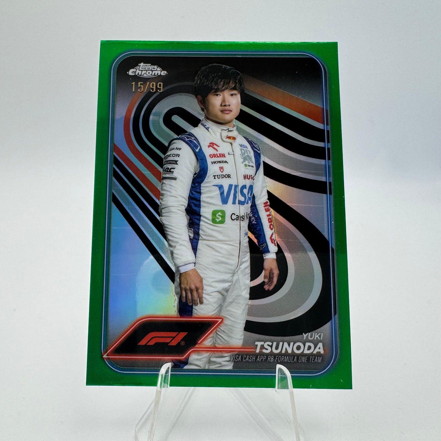 Yuki Tsunoda - Visa Cash App RB - Topps Chrome F1 2024 - 15/99
