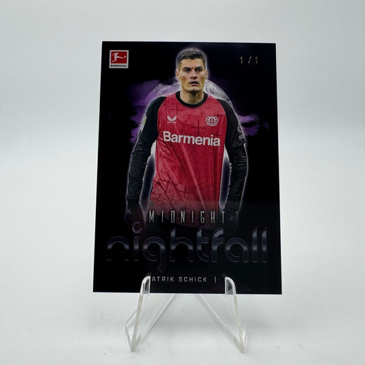 Patrik Schick - Bayer 04 Leverkusen - Topps Midnight Bundesliga 24-25 - One of One