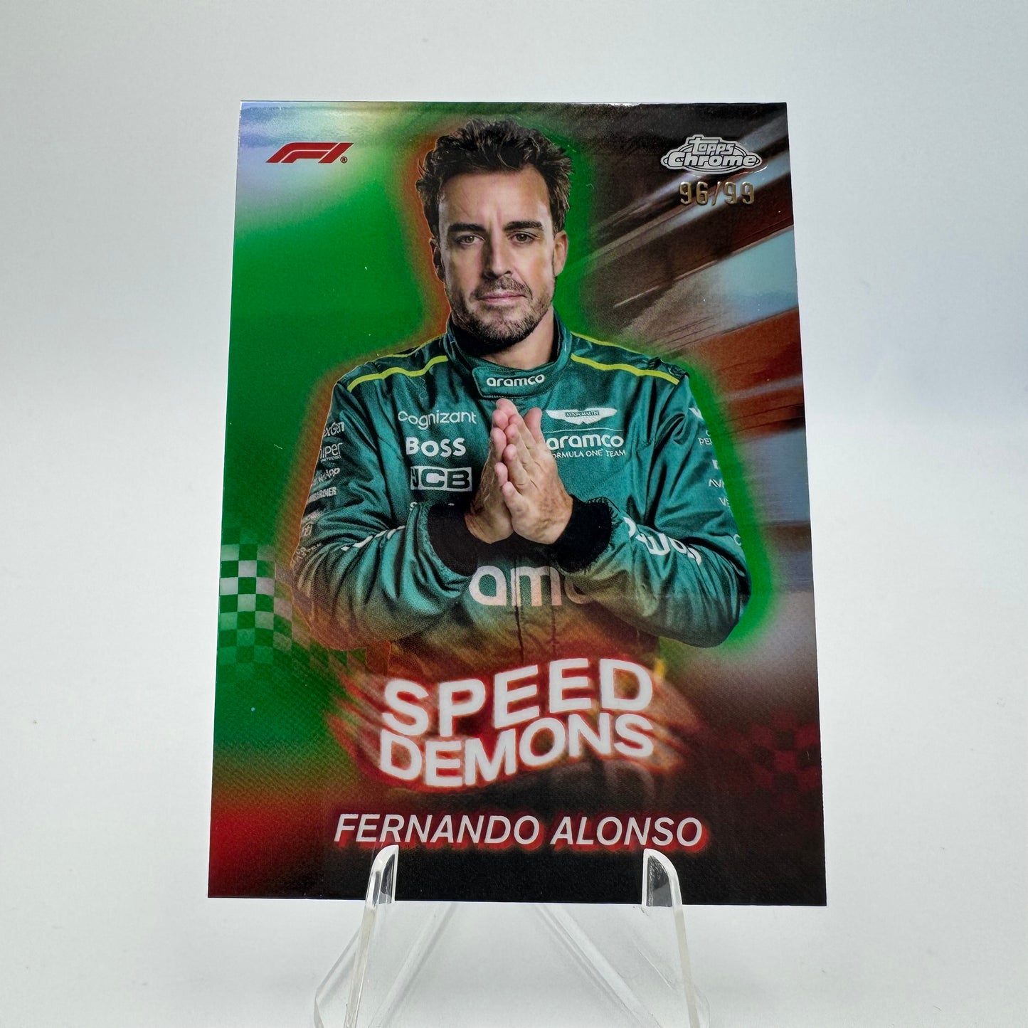 Fernando Alonso - Aston Martin - Topps Chrome F1 2024 - 96/99