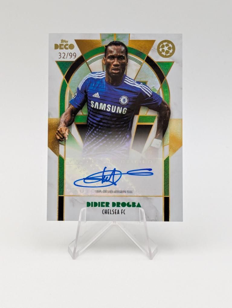 Didier Drogba - Chelsea FC - Topps Deco 2024 - Auto - 32/99