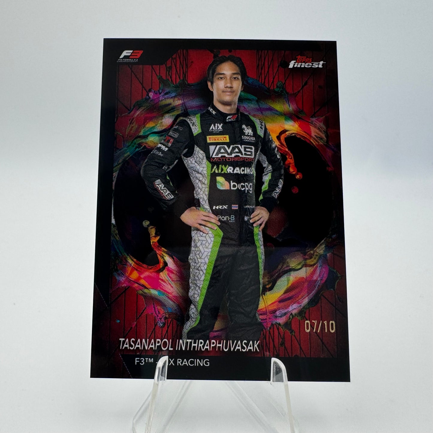 Tasanapol Inthraphuvasak - Aix Racing - Topps Finest F1 2024 - 07/10