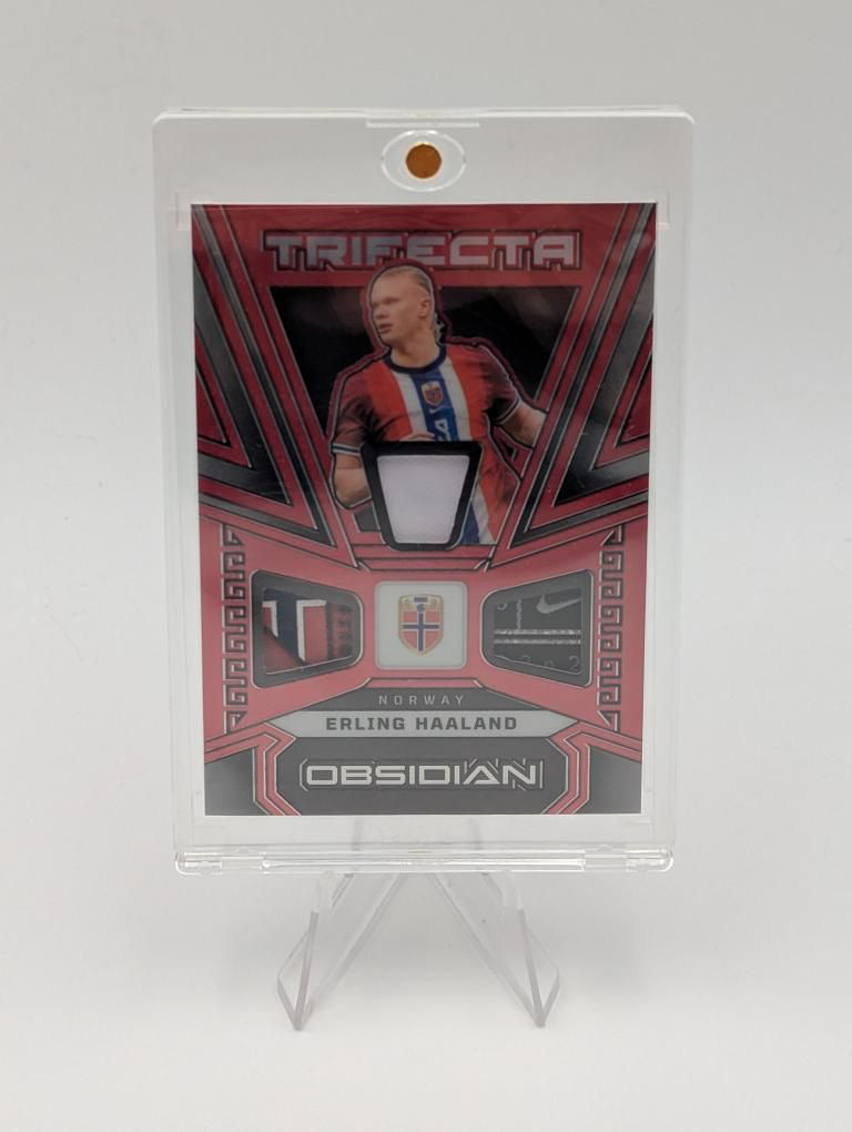 Erling Haaland - Norway - Panini Obsidian 23/24 - 1 of 1 - Triple Relic