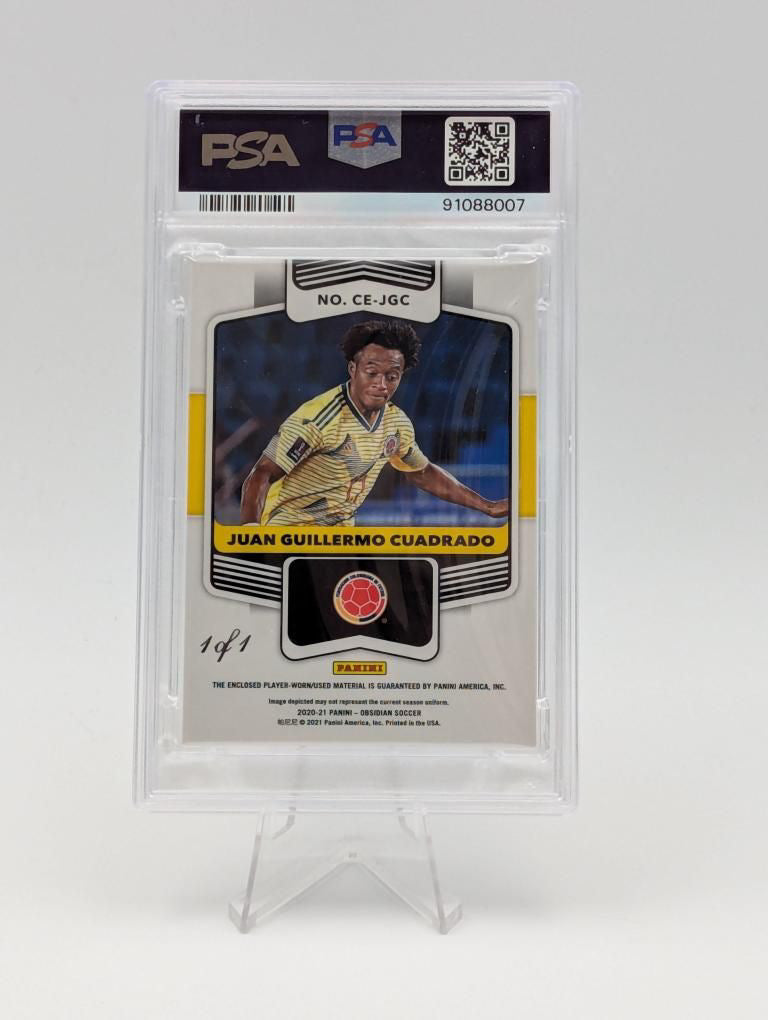 Cuadrado - Colombia - Panini Obsidian 2020 - Auto/Dual Relic - PSA 9 - 1 of 1