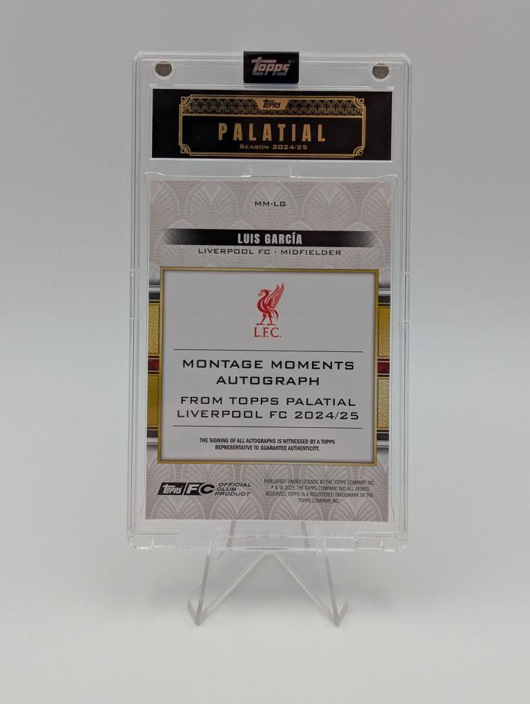 Luis Garcia - Liverpool - Topps Liverpool Palatial - Auto 05/10