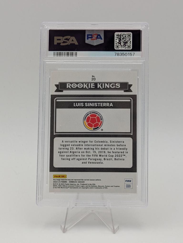 Luis Sinisterra RC - Colombia - Panini Donruss FIFA 22/23 - 1 of 1 - PSA 9