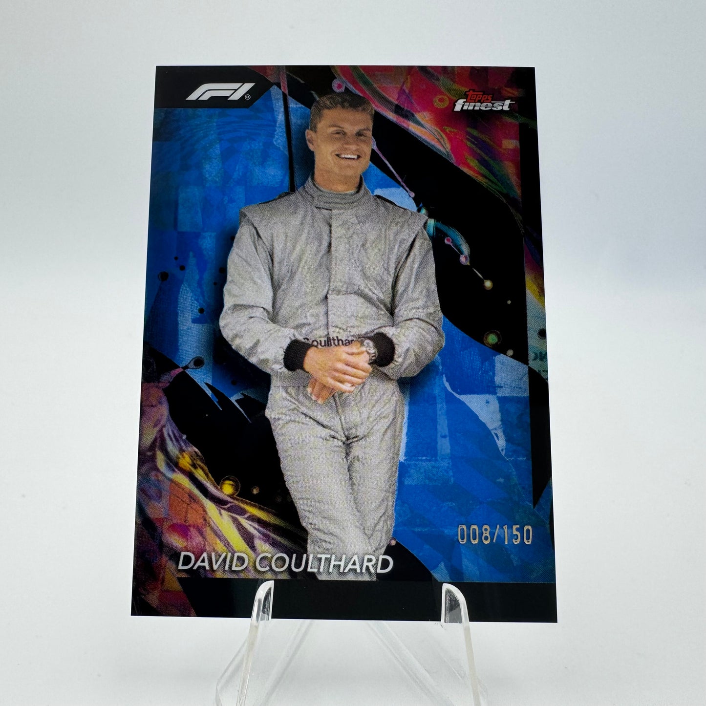 David Coulthard - Topps Finest F1 2024 - 008/150