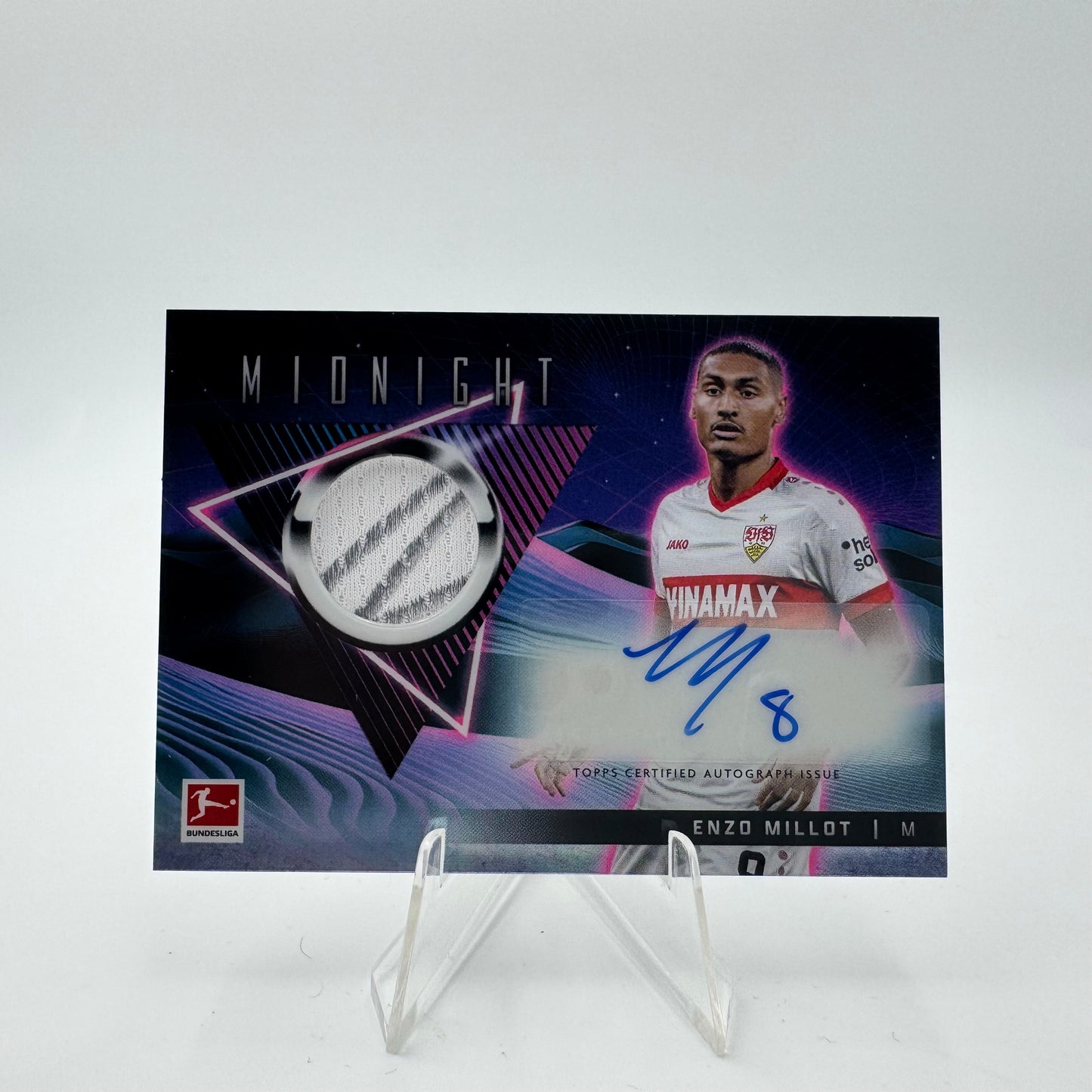 Enzo Millot - VFB Stuttgart - Topps Midnight Bundesliga 24-25 - Autograph/Relic