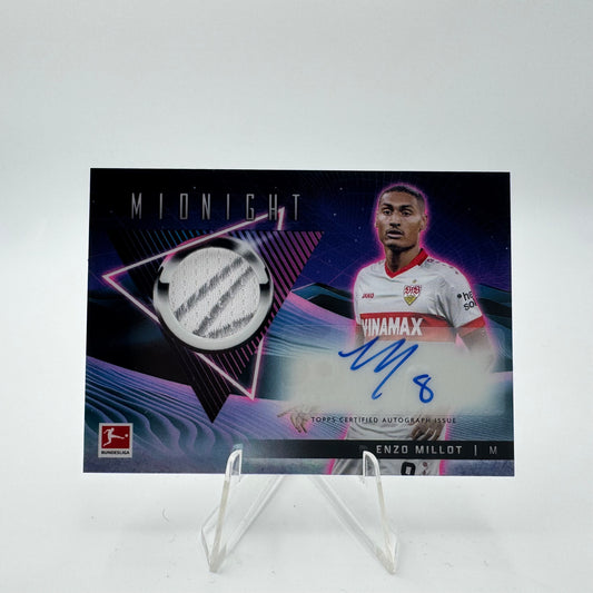 Enzo Millot - VFB Stuttgart - Topps Midnight Bundesliga 24-25 - Autograph/Relic
