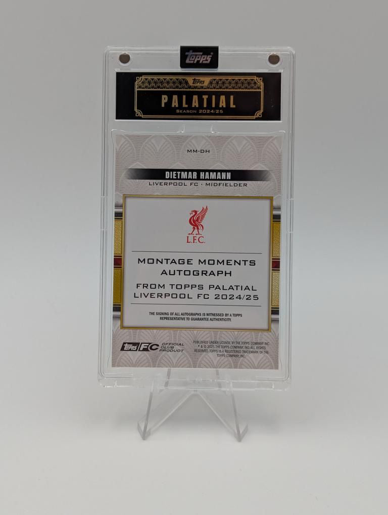 Dietmar Hamann - Liverpool - Topps Liverpool Palatial - Auto 06/10