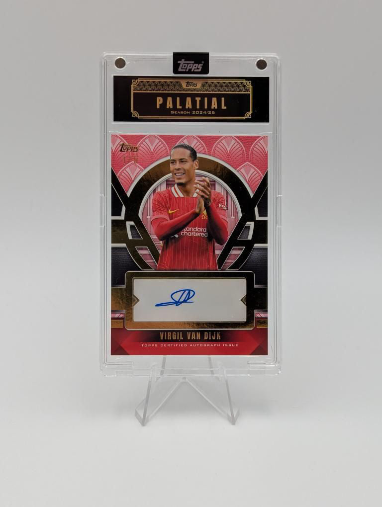 Virgil Van Dijk - Liverpool - Topps Liverpool Palatial - Auto 1/5