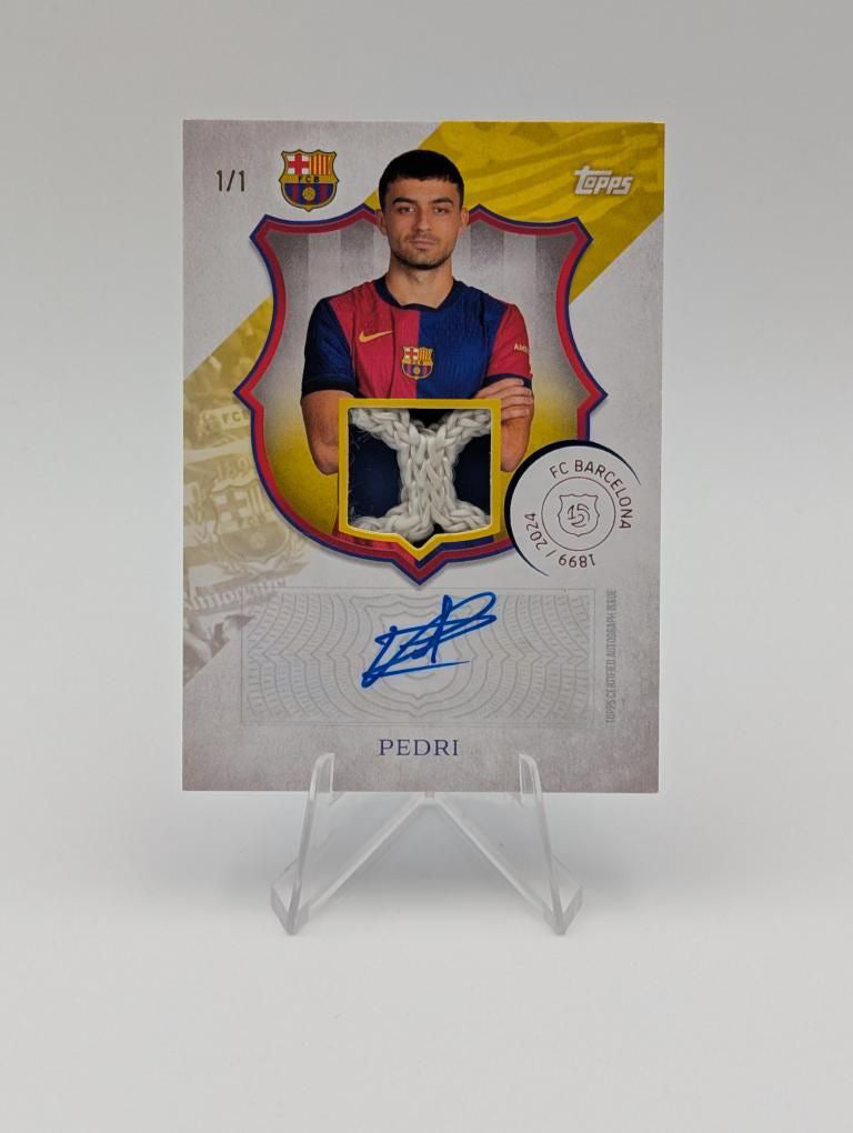 Pedri  - FC Barcelona - Topps Barcelona 125 - Auto/Relic Net - 1 of 1