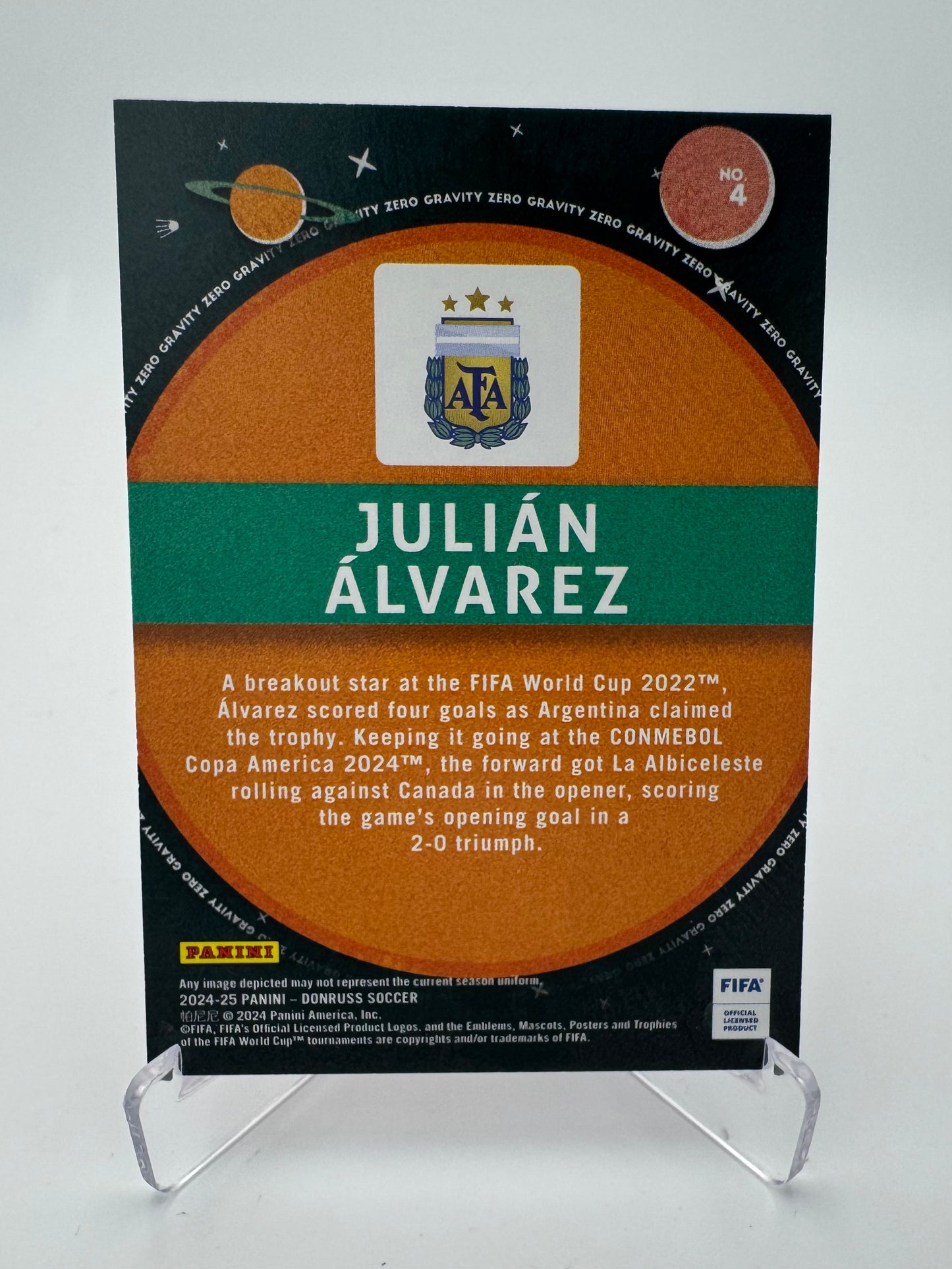 Julian Alvarez - ARGENTINA - Panini Donruss 24/25 - 15/25