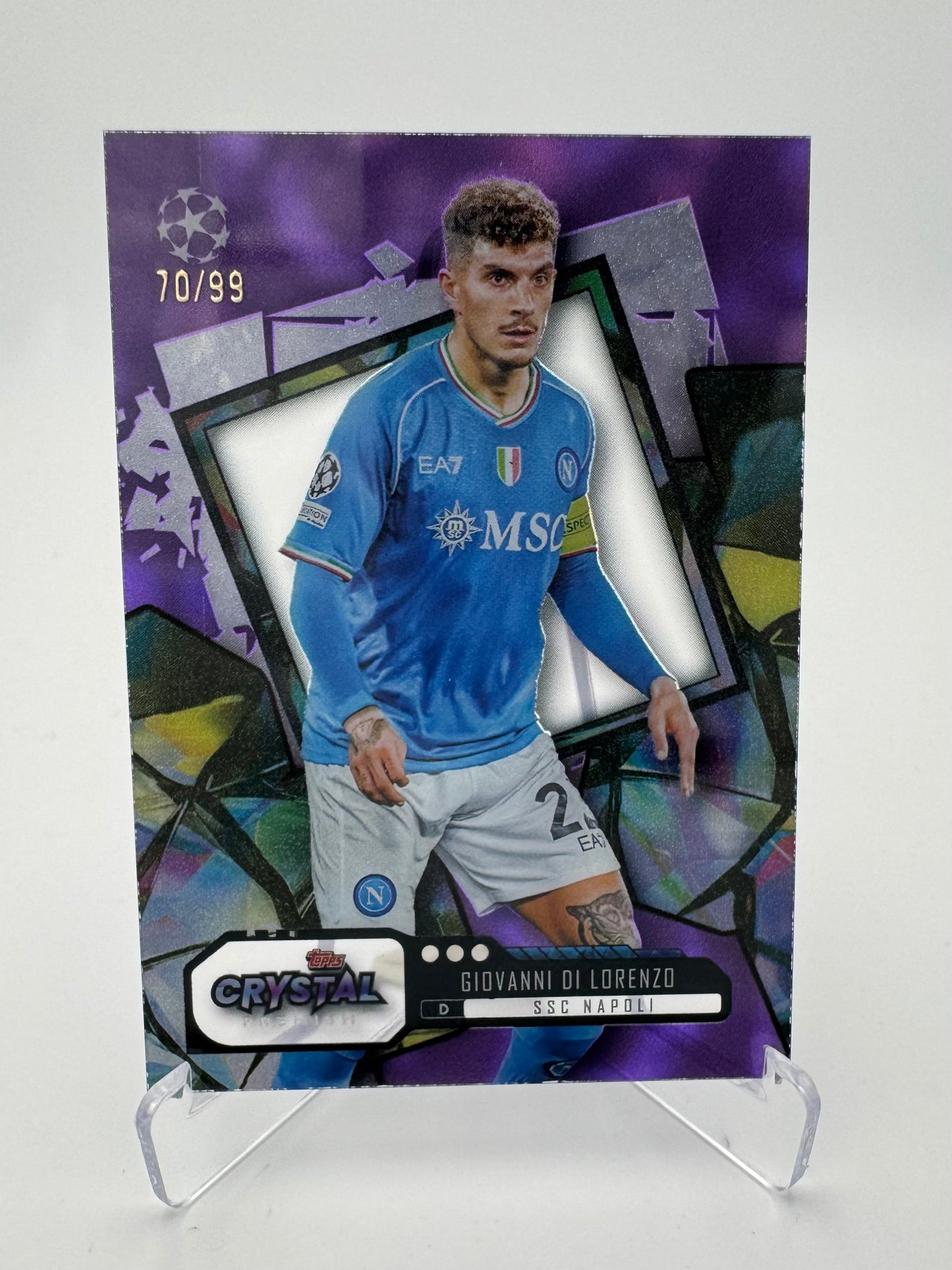 Giovanni Di Lorenzo - SSC Napoli - Topps Crystal Premium 2024 - 70/99