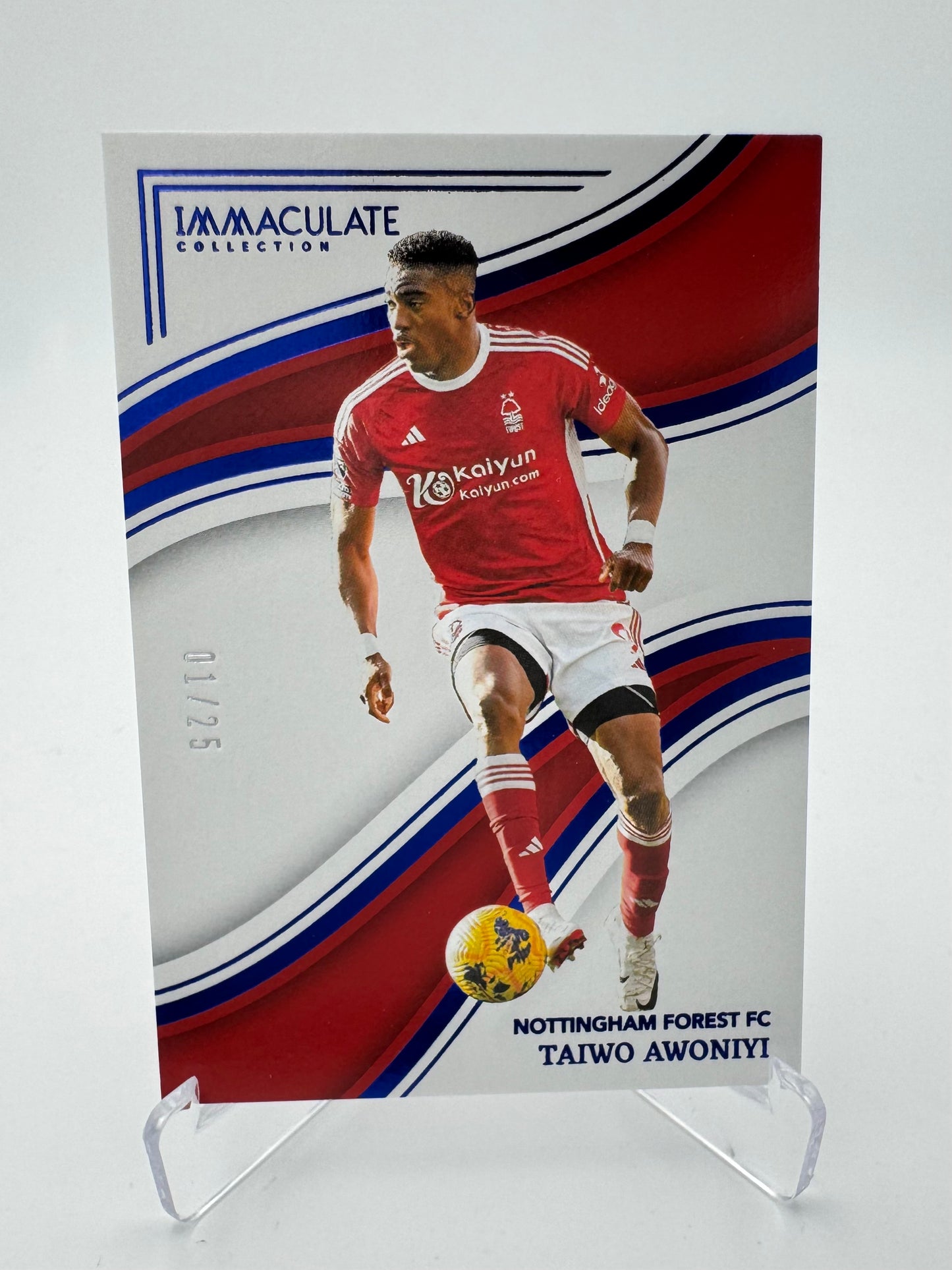 Taiwo Awoniyi - Nottingham Forest FC - Panini Immaculate 23/24 - 01/25