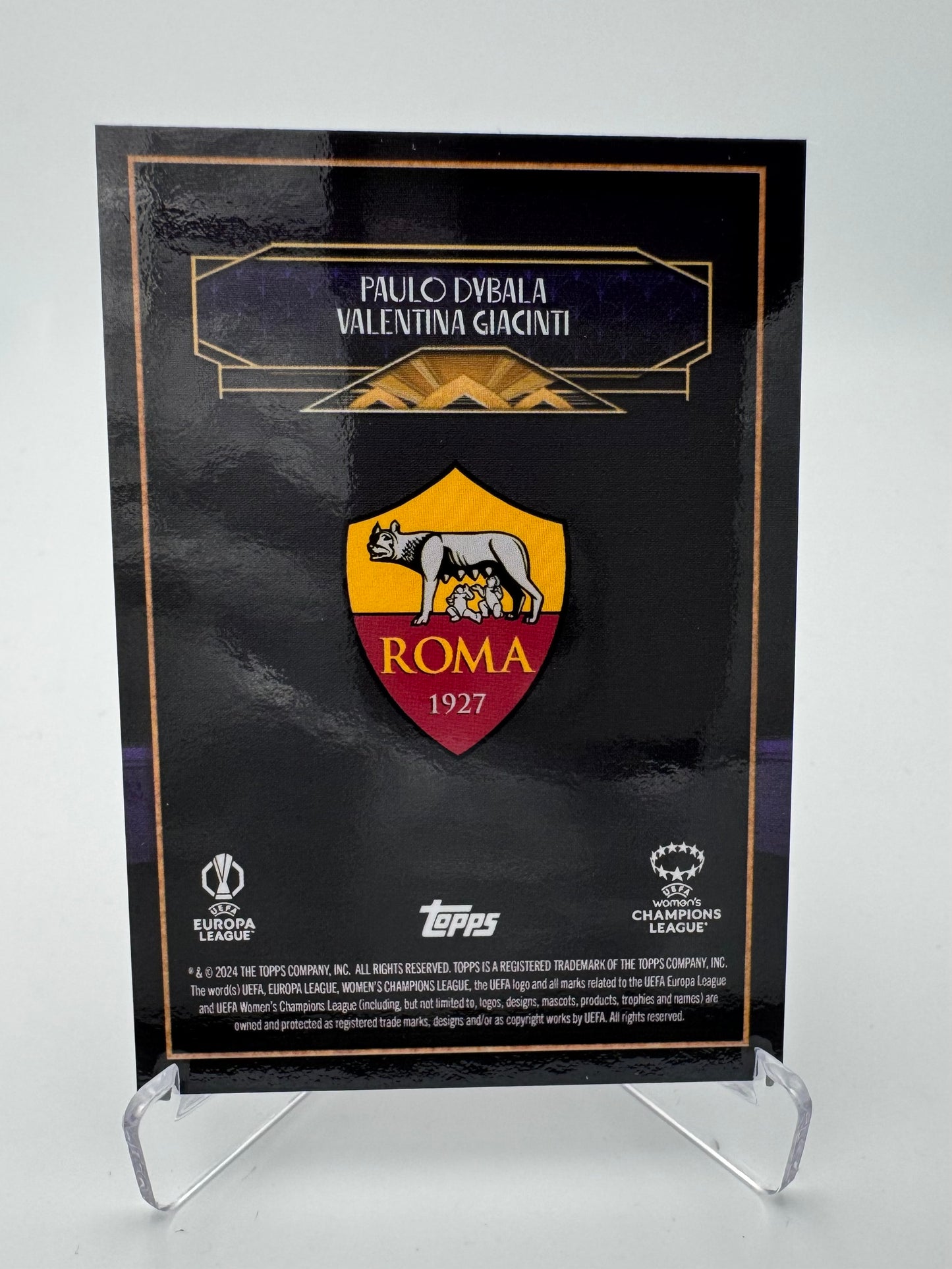 Paulo Dybala & Valentina Giacinti - AS Roma - Topps Deco 2024 - 22/25