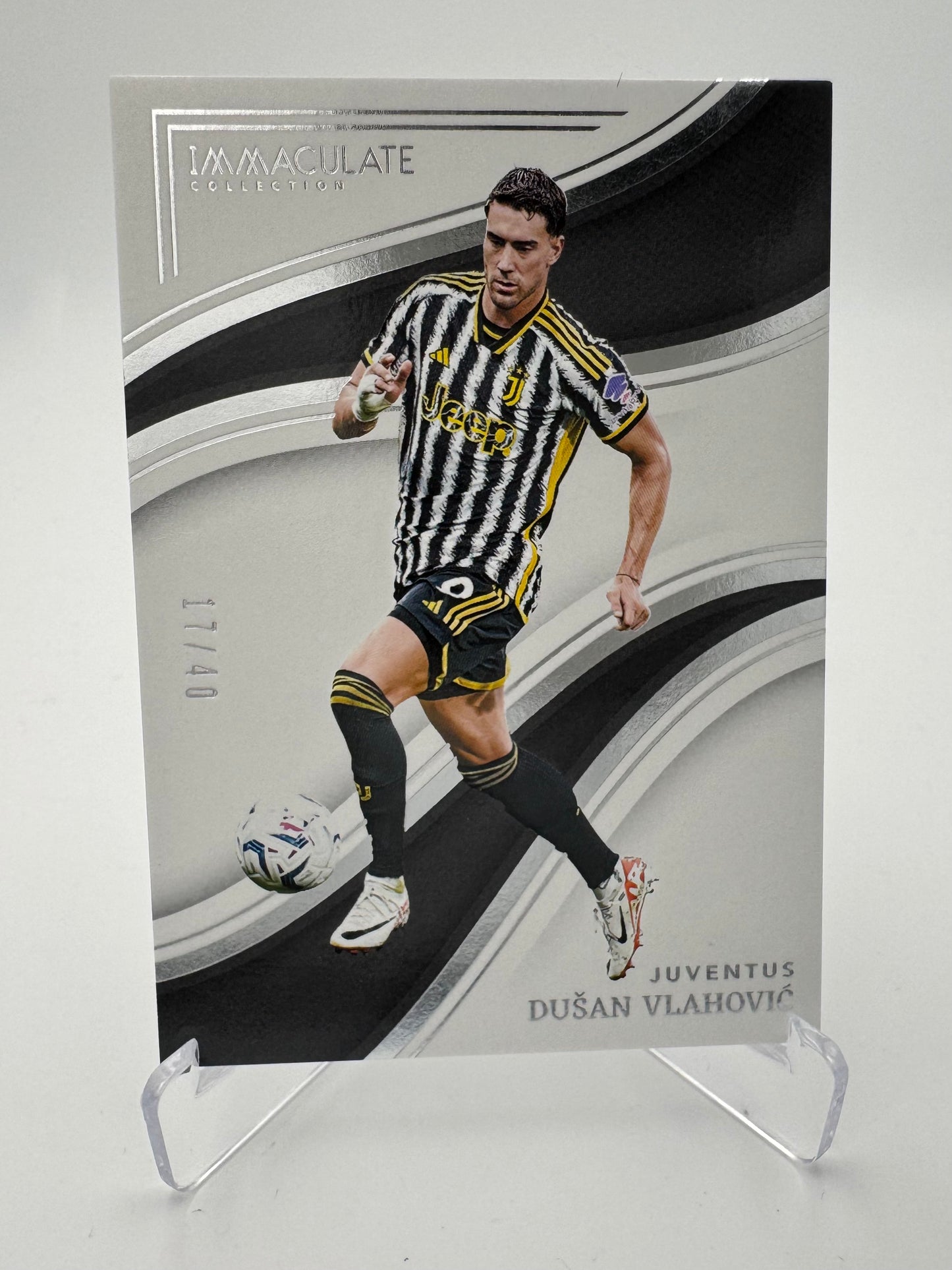 Dusan Vlahovic - Juventus - Panini Immaculate 23/24 - 17/40