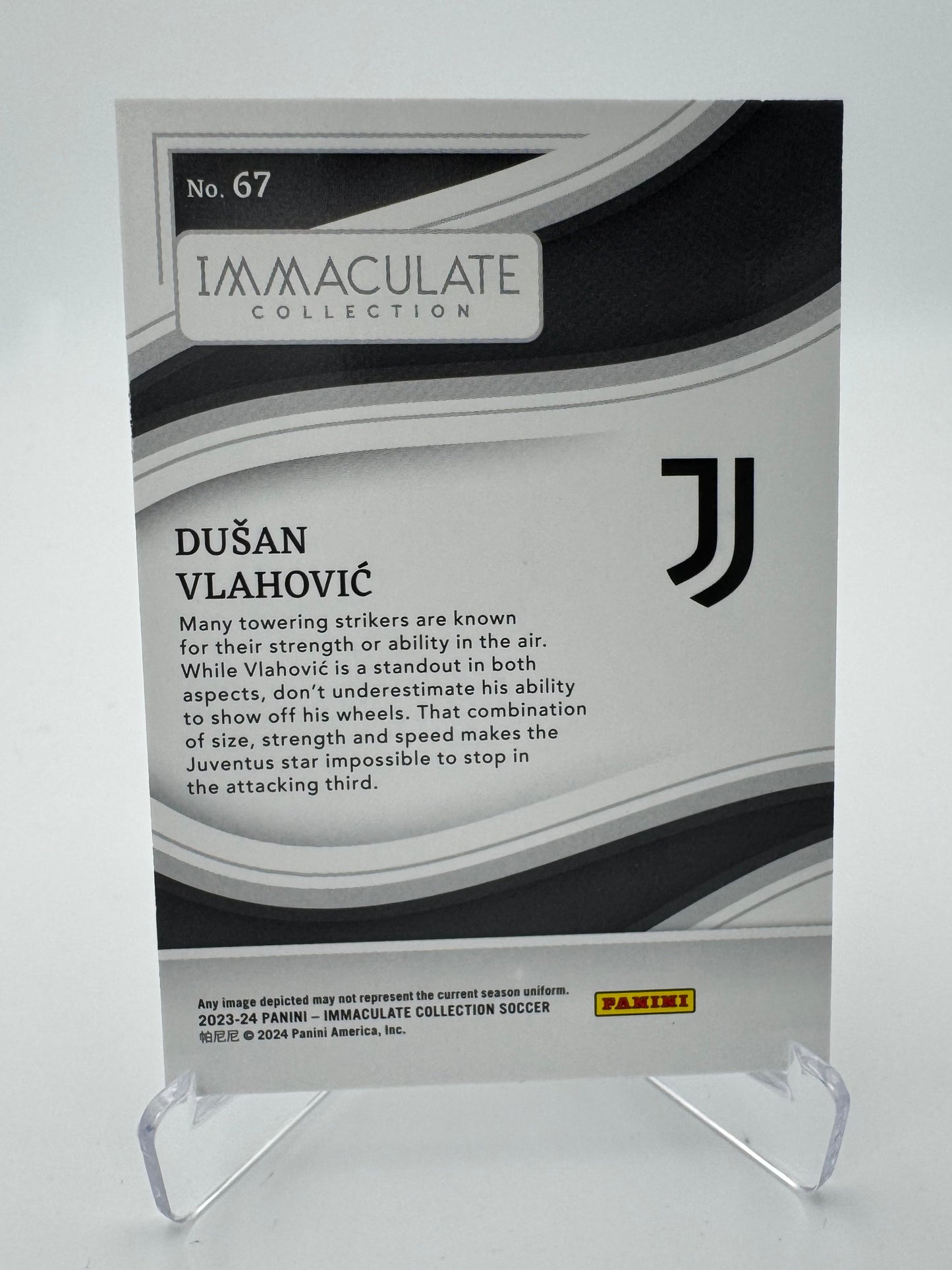 Dusan Vlahovic - Juventus - Panini Immaculate 23/24 - 17/40