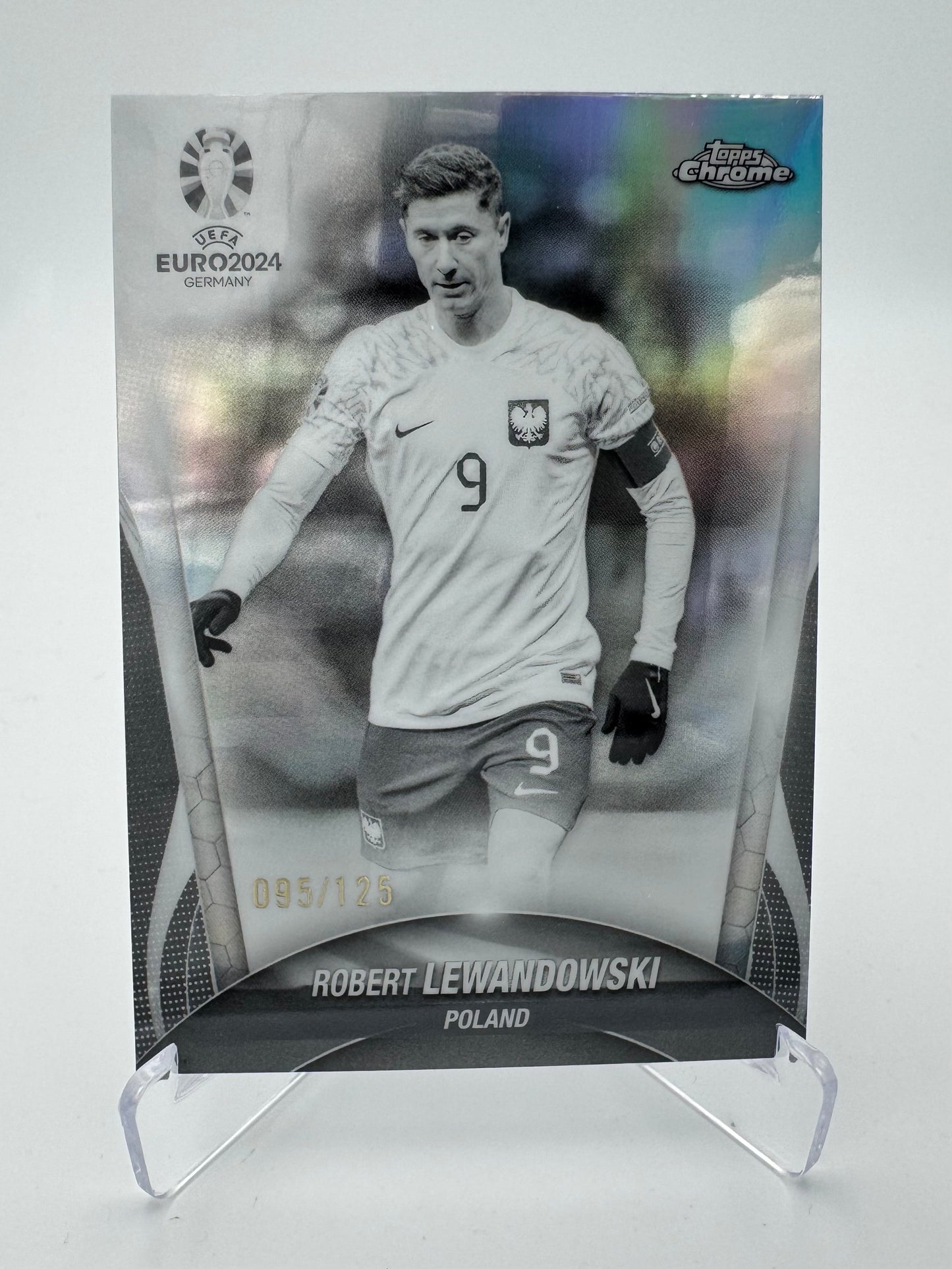 Robert Lewandowski - Poland - Topps Chrome Euro 2024 - 095/125