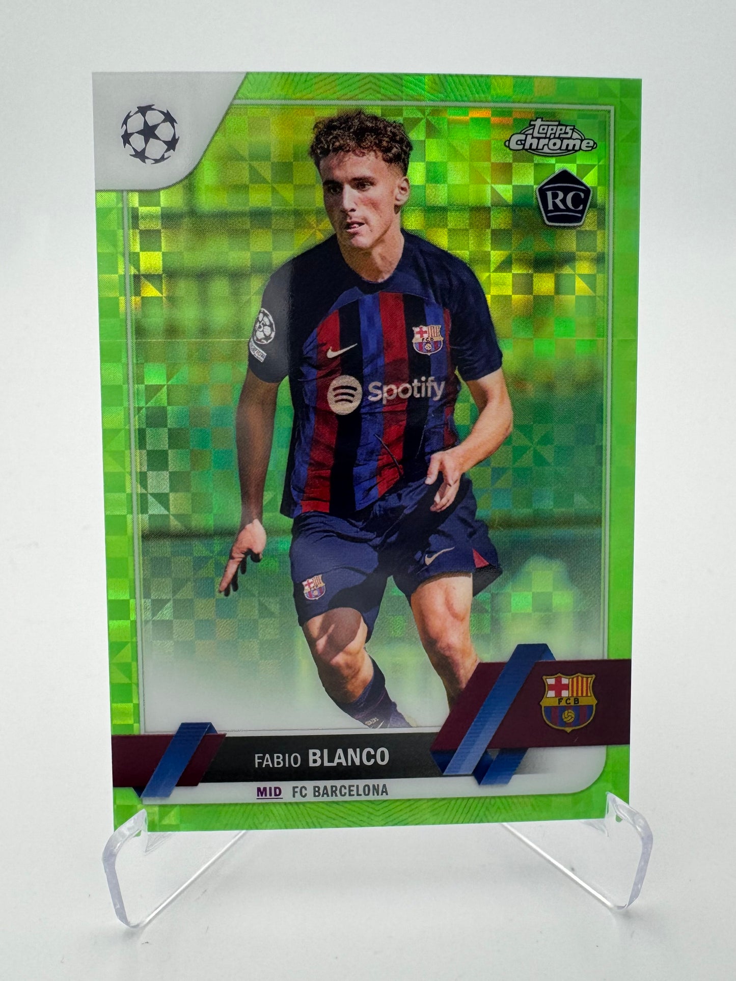 Fabio Blanco RC - FC Barcelona - Topps Chrome UCC 2023 - 300/399