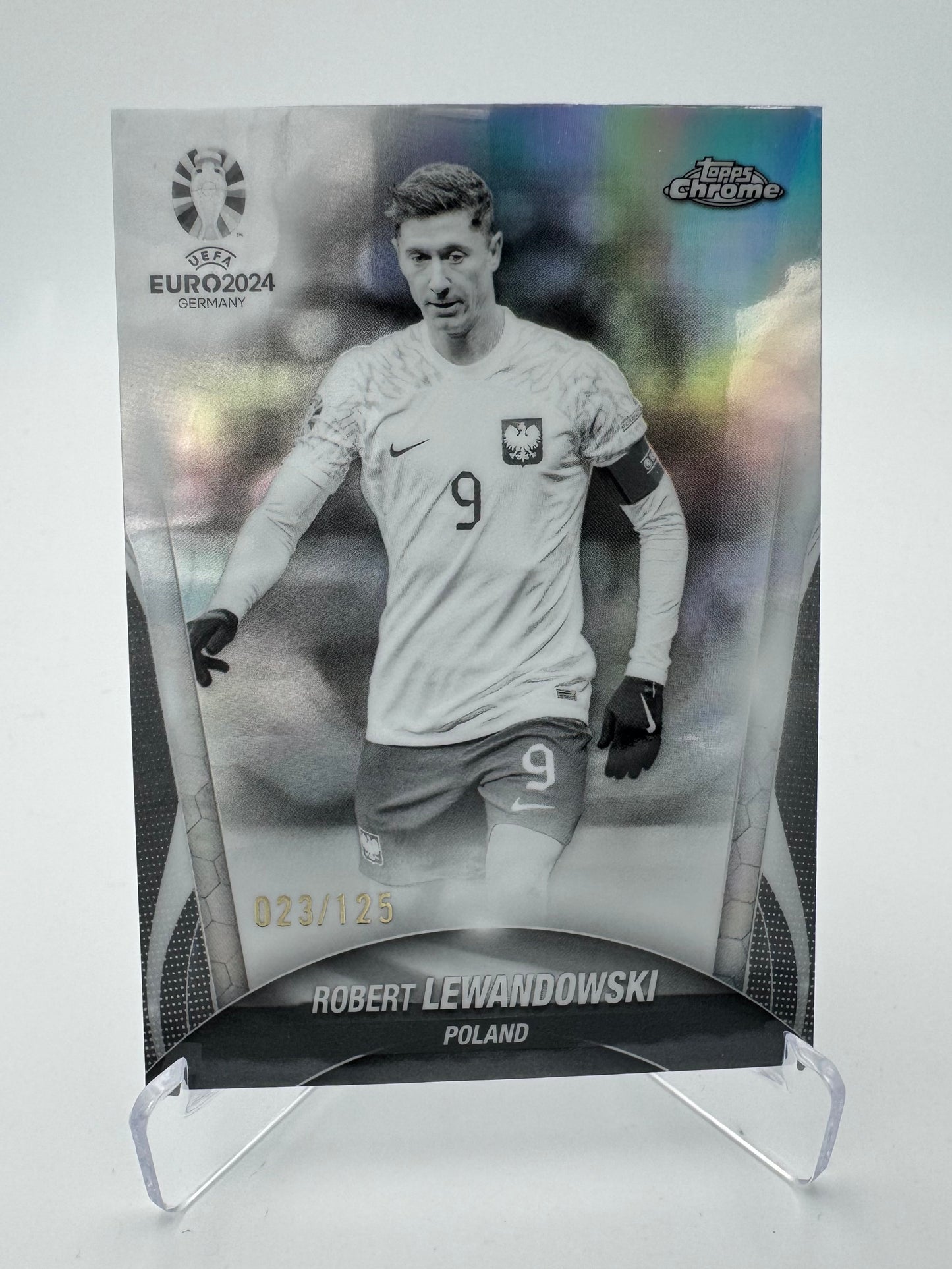 Robert Lewandowski - Poland - Topps Chrome Euro 2024 - 023/125