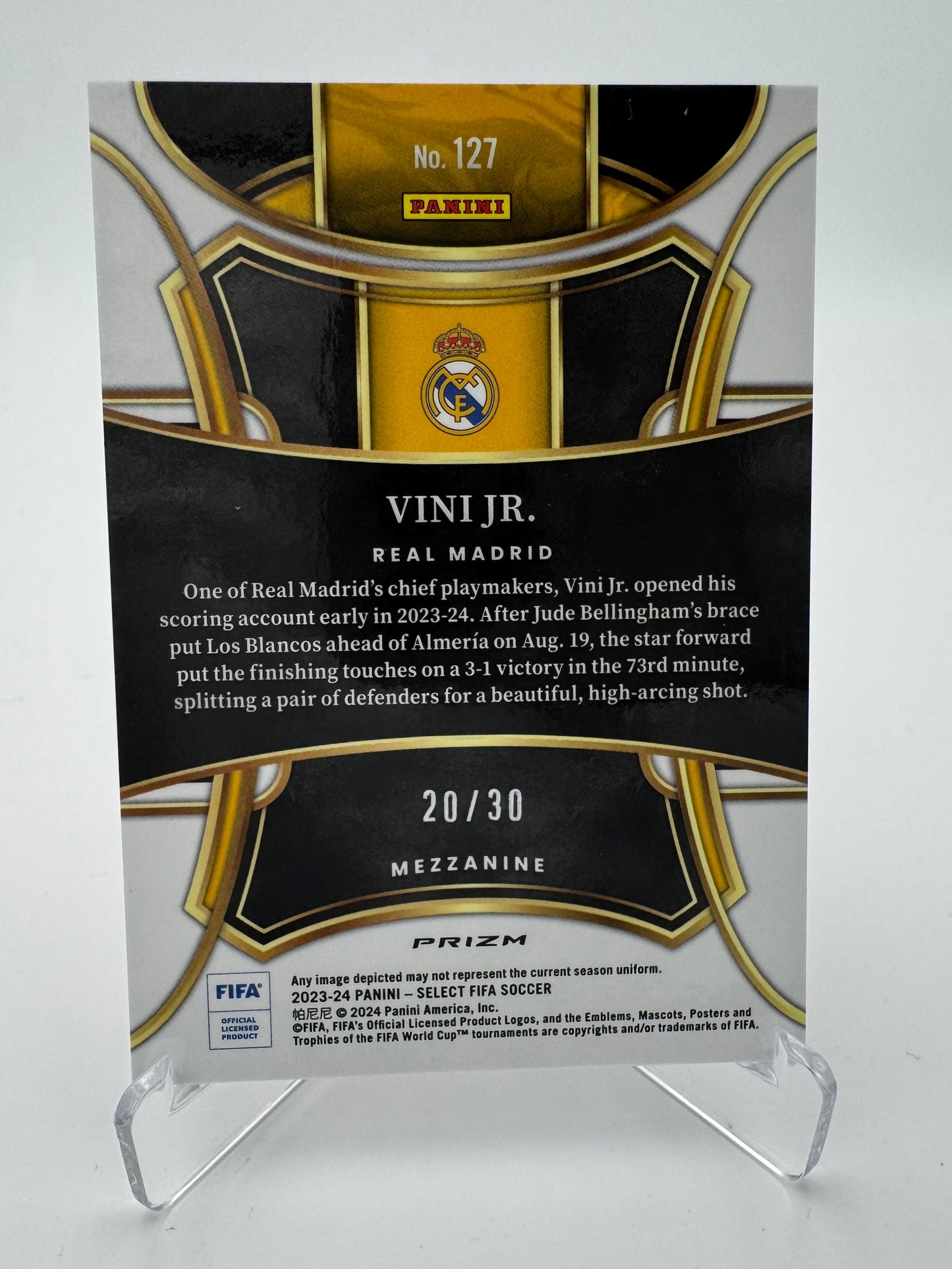 Vini Jr - Real Madrid - Panini Select FIFA 23/24 - 20/30