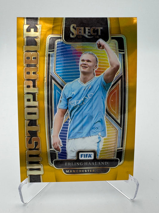 Erling Haaland - Manchester City - Panini Select FIFA 23/24 - Unstoppable - 10/10
