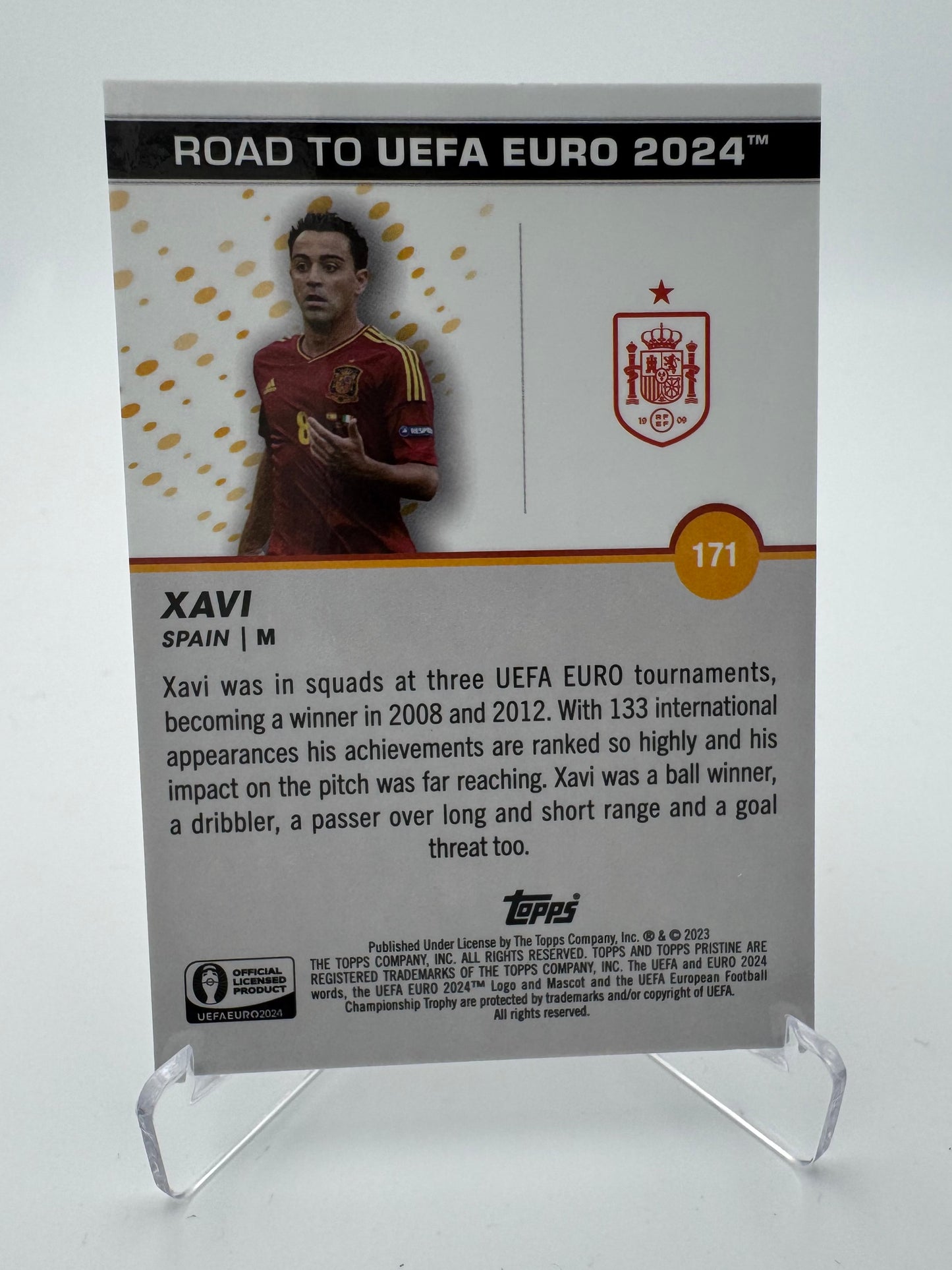 Xavi - Spain - Topps Pristine Euro 2024 - 35/50