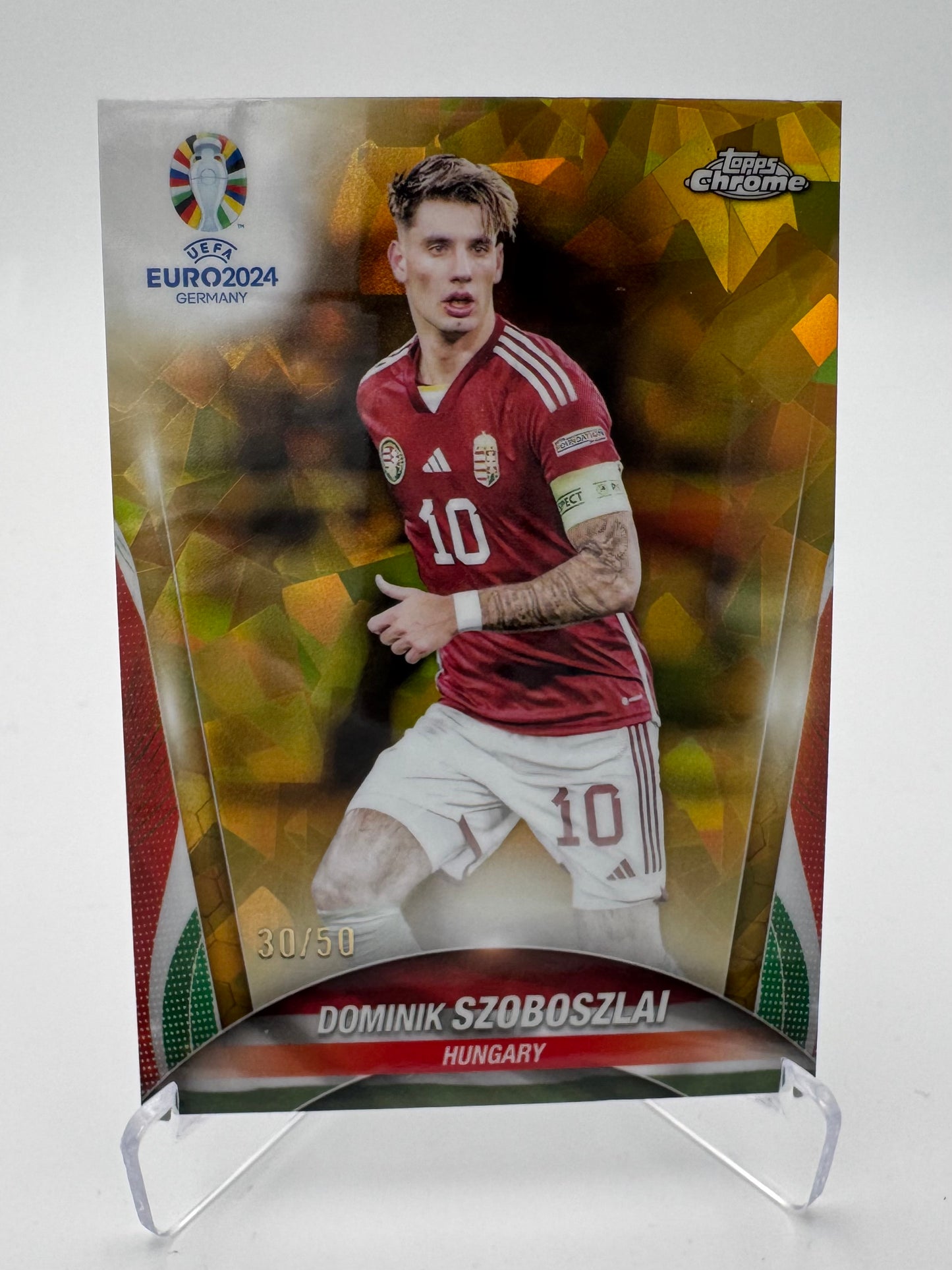Dominik Szoboszlai - Hungary - Topps Chrome Sapphire Euro 2024 - 30/50