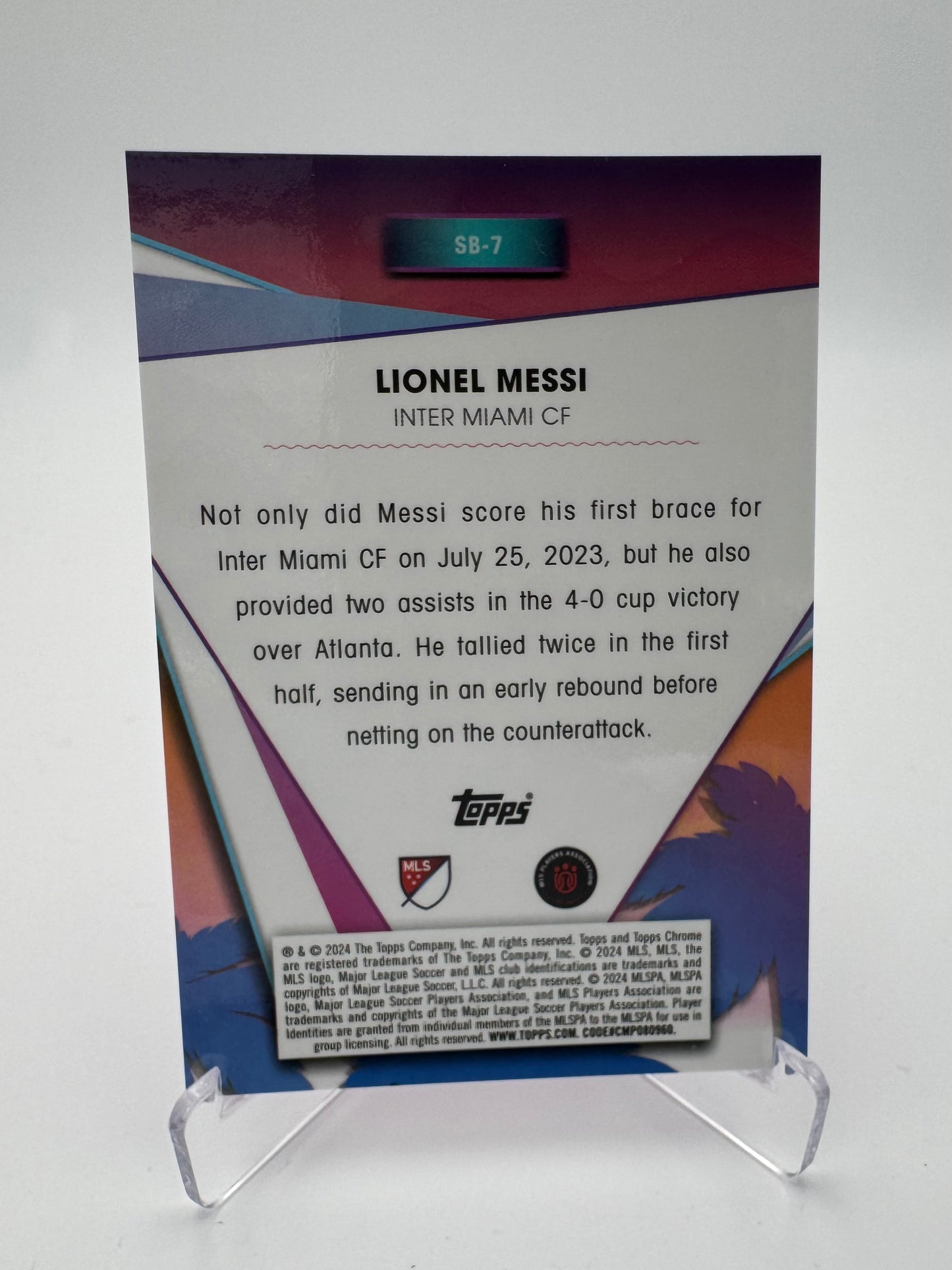 Lionel Messi - Inter Miami - Topps Chrome MLS - 42/75