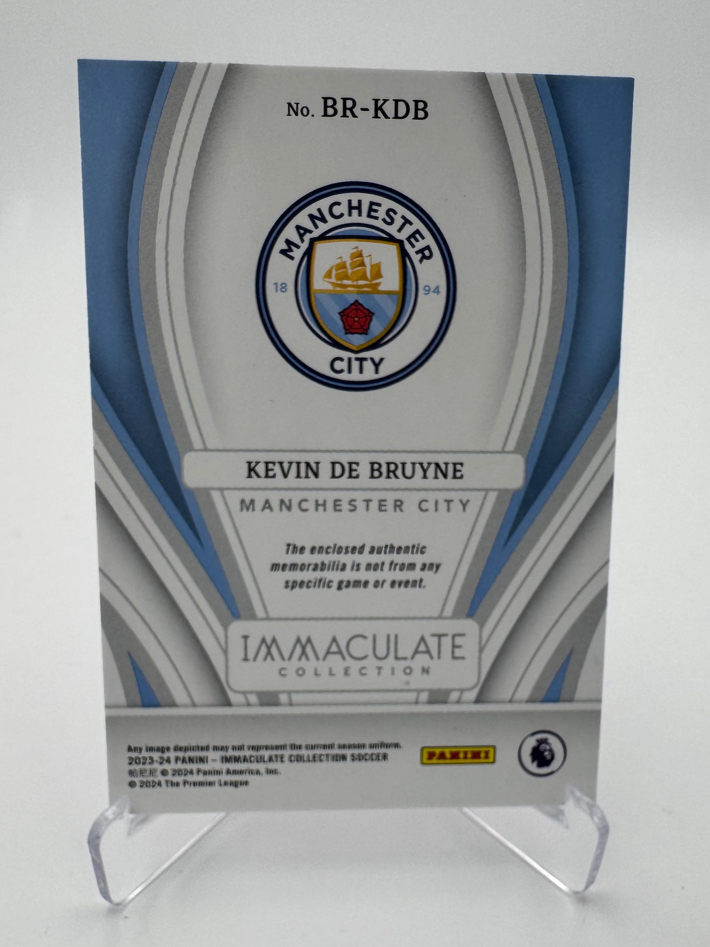 Kevin De Bruyne - Manchester City - Panini Immaculate 23/24 - Relic Brilliance - 15/99