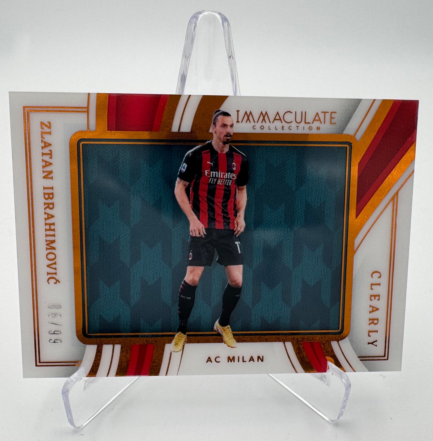 Zlatan Ibrahimovic - AC Milan - Panini Immaculate 23/24 - Relic Clearly - 06/99
