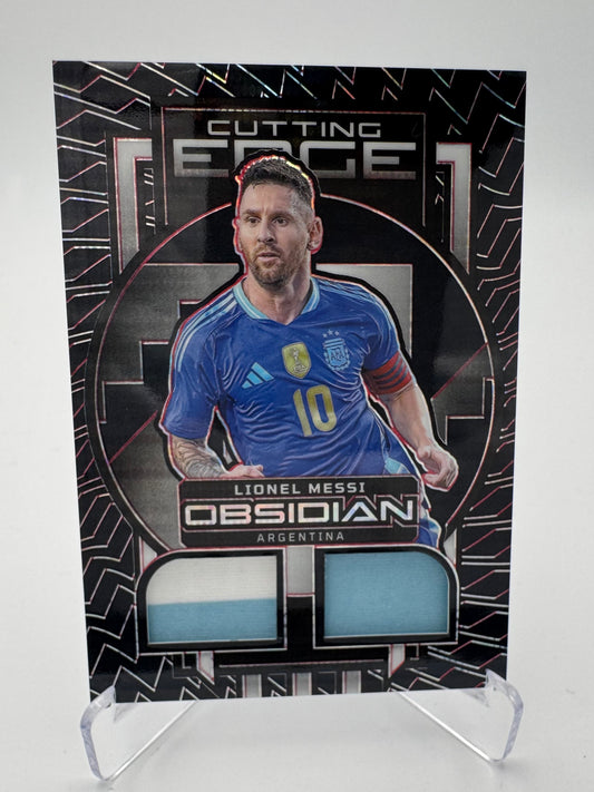 Lionel Messi 🐐- Argentina - Panini Obsidian 23/24 - Dual Relic - Cutting Edge - 31/49