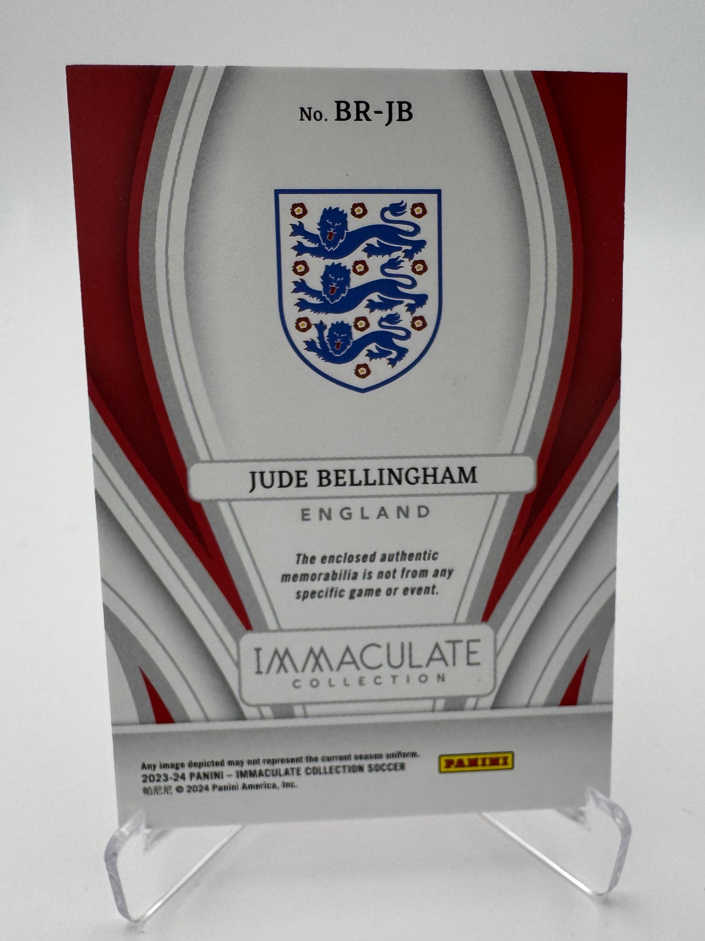 Jude Bellingham - England - Panini Immaculate 23/24 - Relic Brilliance - 17/99
