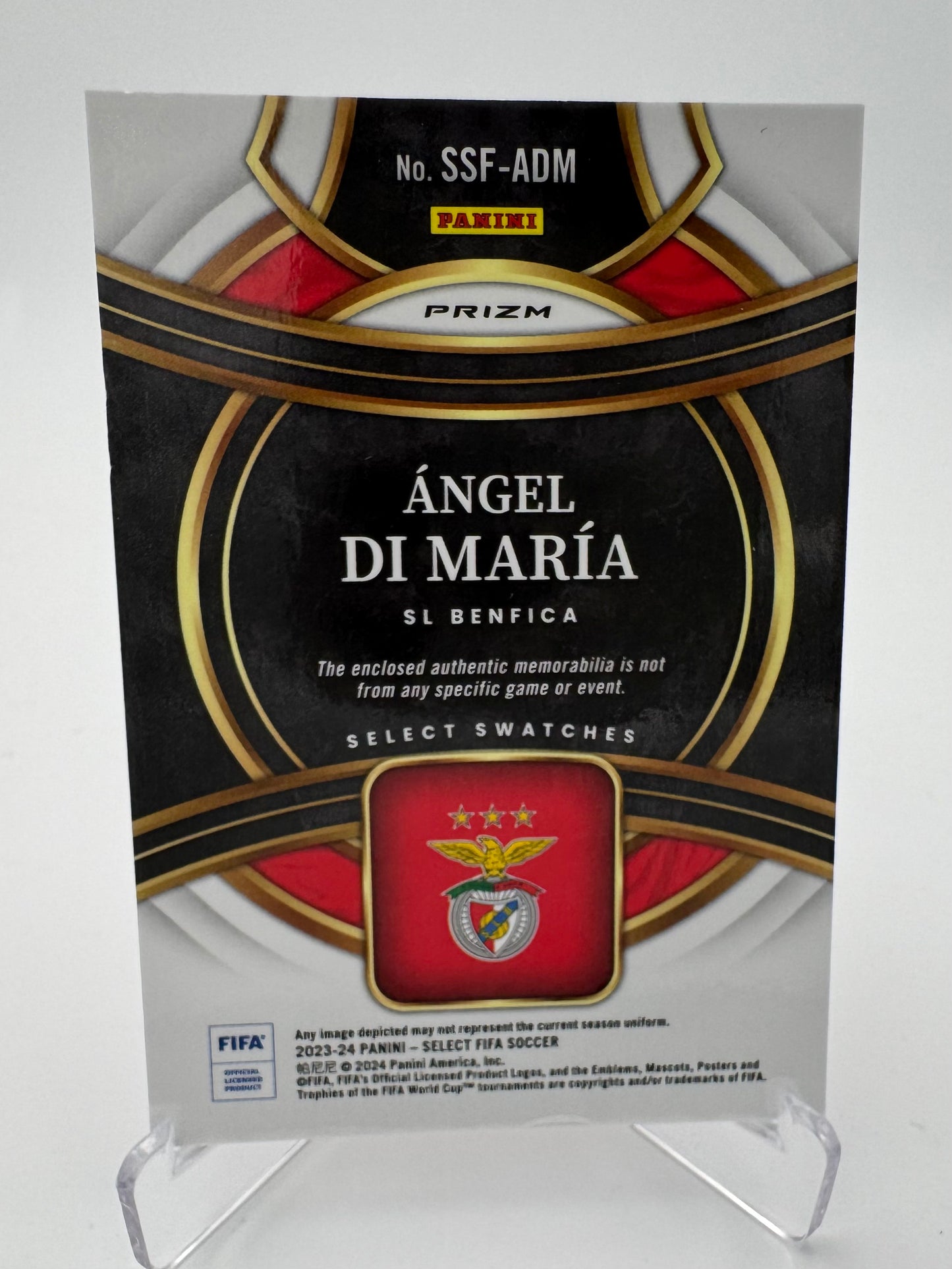 Angel Di Maria - SL Benfica - Panini Select Fifa 23/24 - Relic