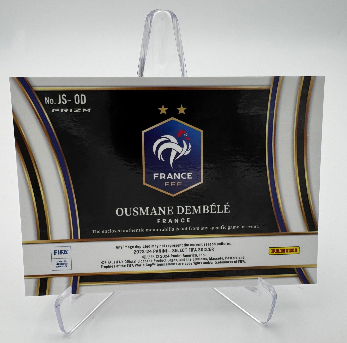 Ousmane Dembele - France - Panini Select Fifa 23/24 - Relic