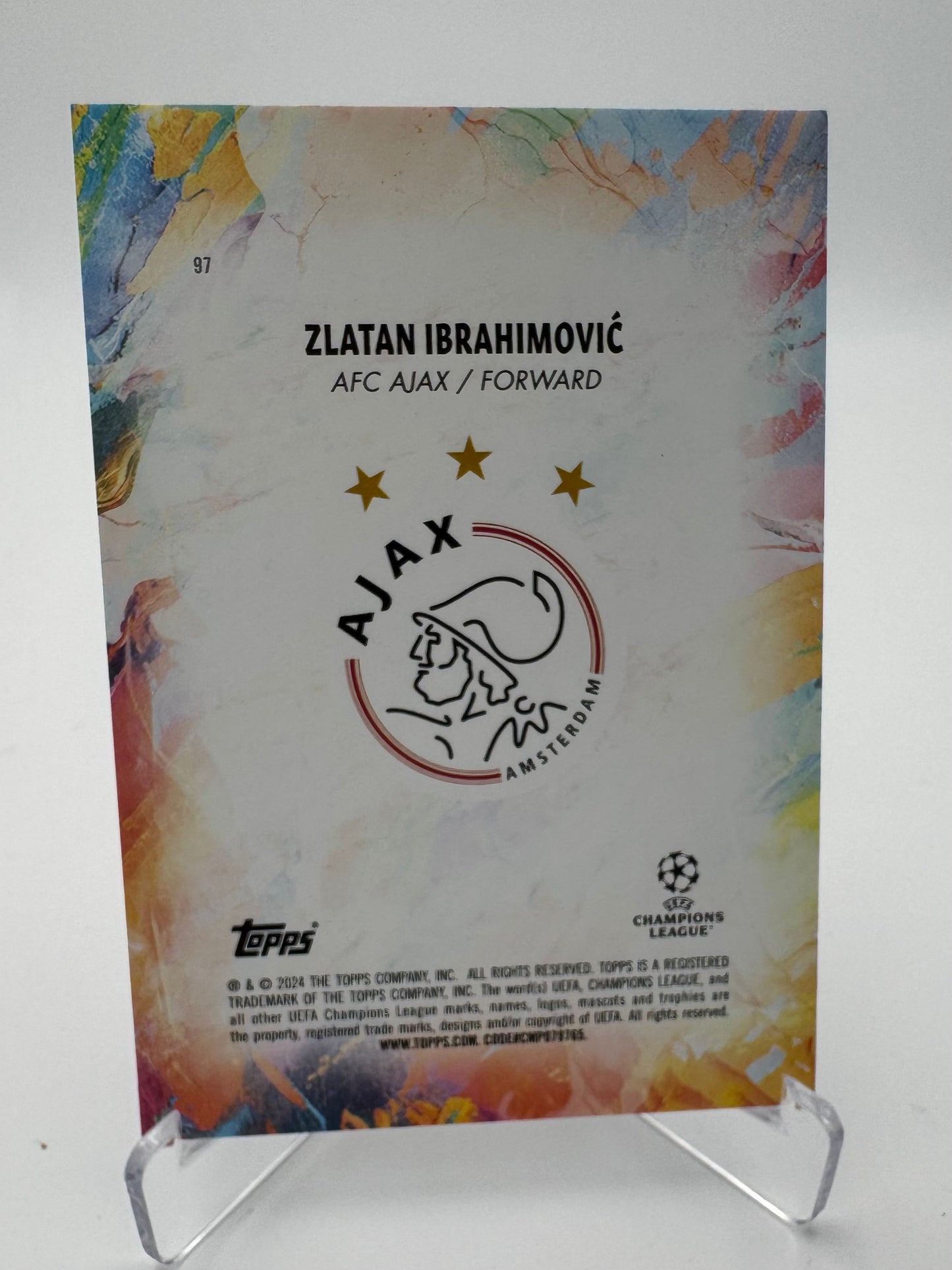 Zlatan Ibrahimovic - AFC Ajax - Topps Inception 2024 - 062/150